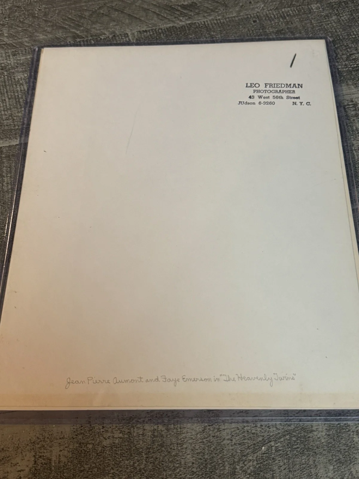 Faye Emerson — Faye Emerson Signed Vintage Original PhotographBroadway 1955/56 COA vintage, image 3