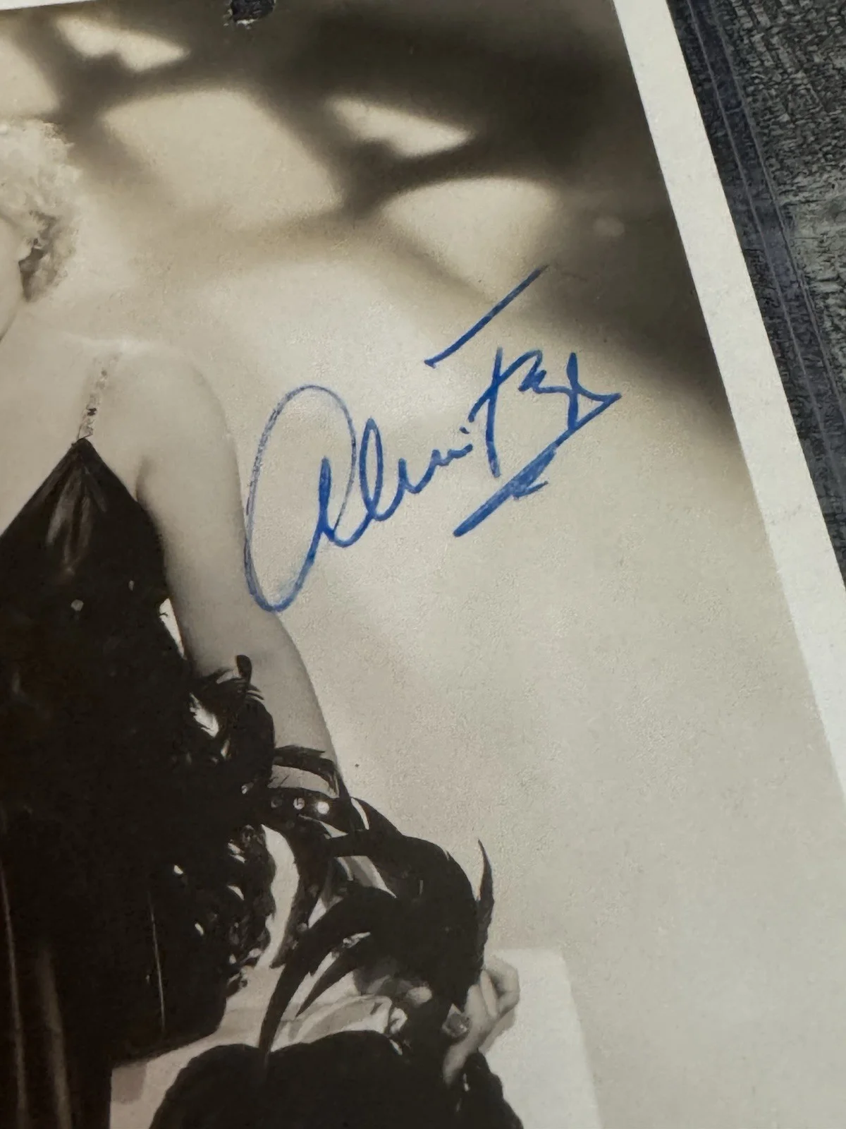 Alice Faye — Alice Faye Signed Original Vintage 1936/39 Photograph Autographed COA Vintage, изображение 2