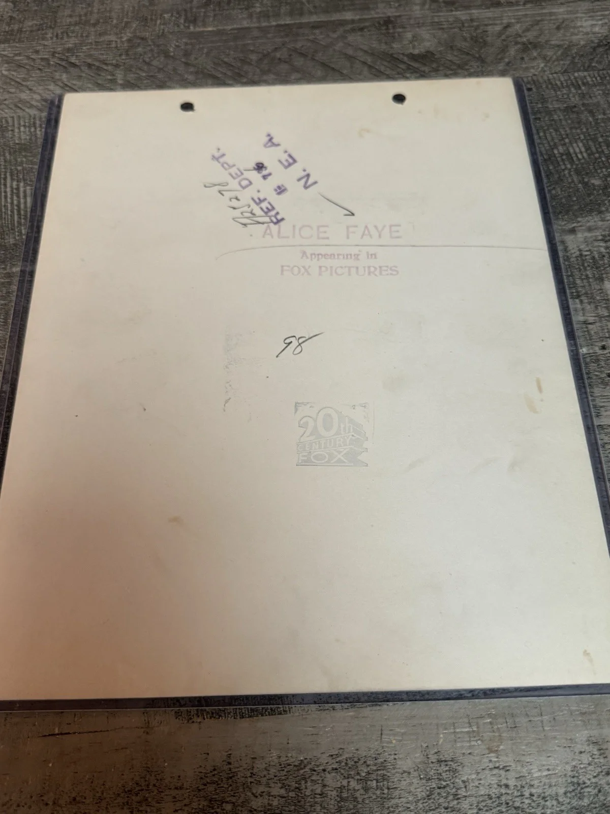 Alice Faye — Alice Faye Signed Original Vintage 1936/39 Photograph Autographed COA Vintage, изображение 3