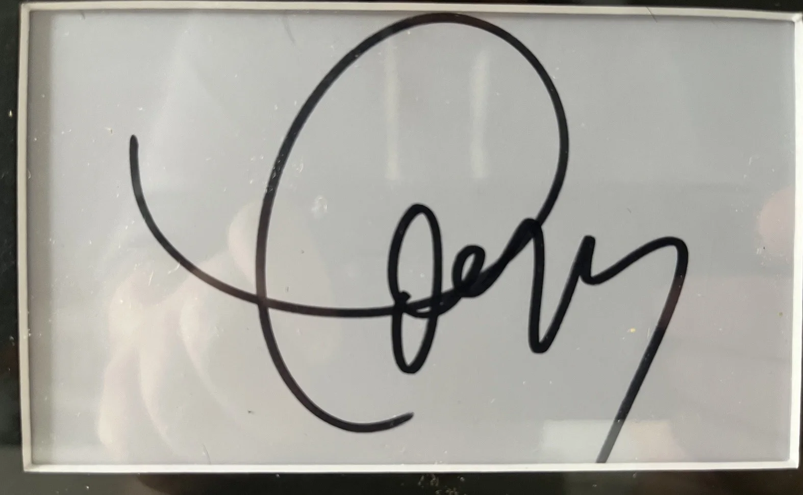 Taylor Swift signed autographed index card & photo 8x10 framed 11x14 Hologram, изображение 3