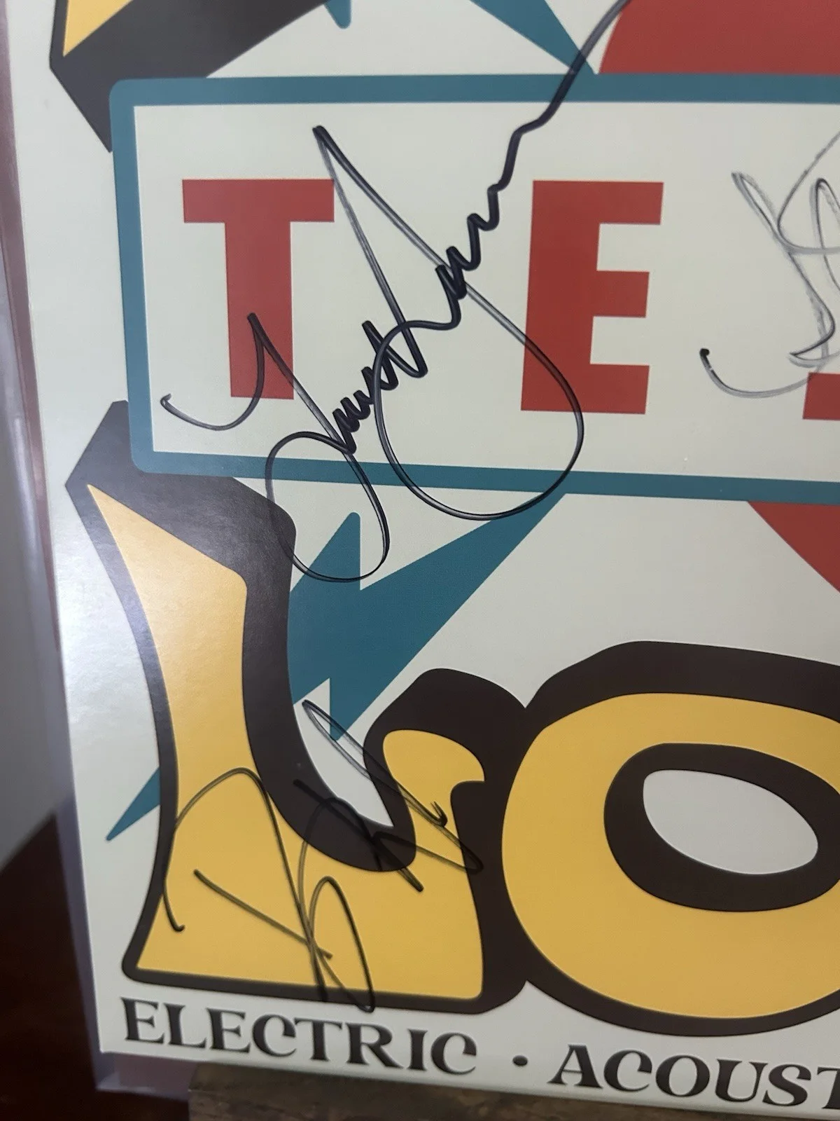 Tesla All About Love Signed Vinyl E.P. Limited Edition #181, image 3