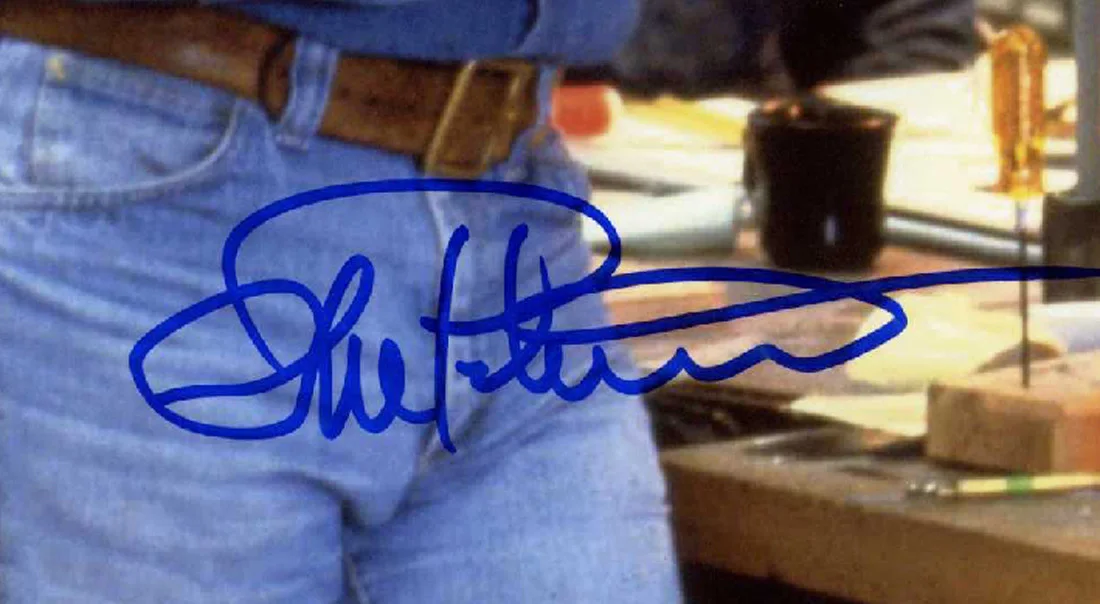 LORNE PETERSON & EASE OWYEUNG DUAL SIGNED 11x14 PHOTO STAR WARS ILM BECKETT BAS, изображение 2
