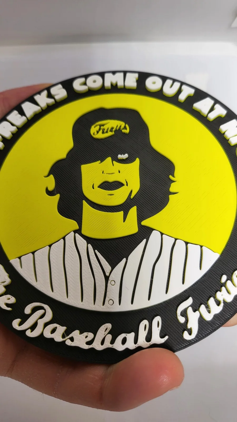 The Warriors “The Freaks Come Out At Night” 3D Printed Logo Sign Plaque, image 5
