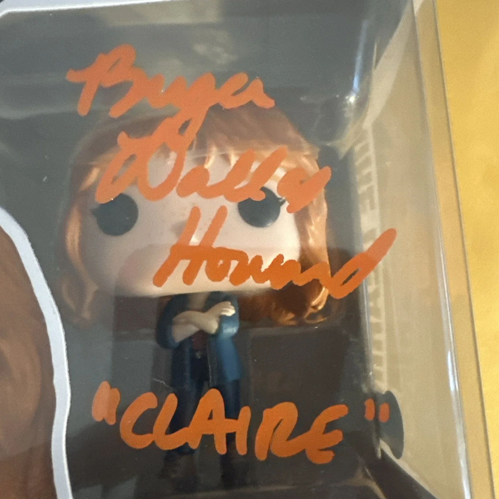 Bryce Dallas Howard — Bryce Dallas Howard Signed Funko Pop, Inscribed “Claire” BAS COA Jurassic World, image 3