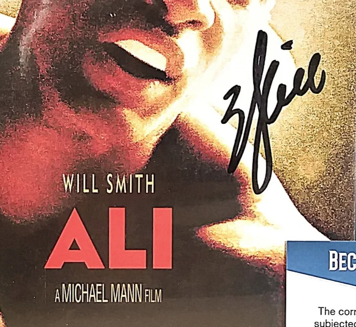 Will Smith — Will Smith Signed Ali DVD Movie Cover Beckett BAS Boxing The Fresh Prince Auto, image 3