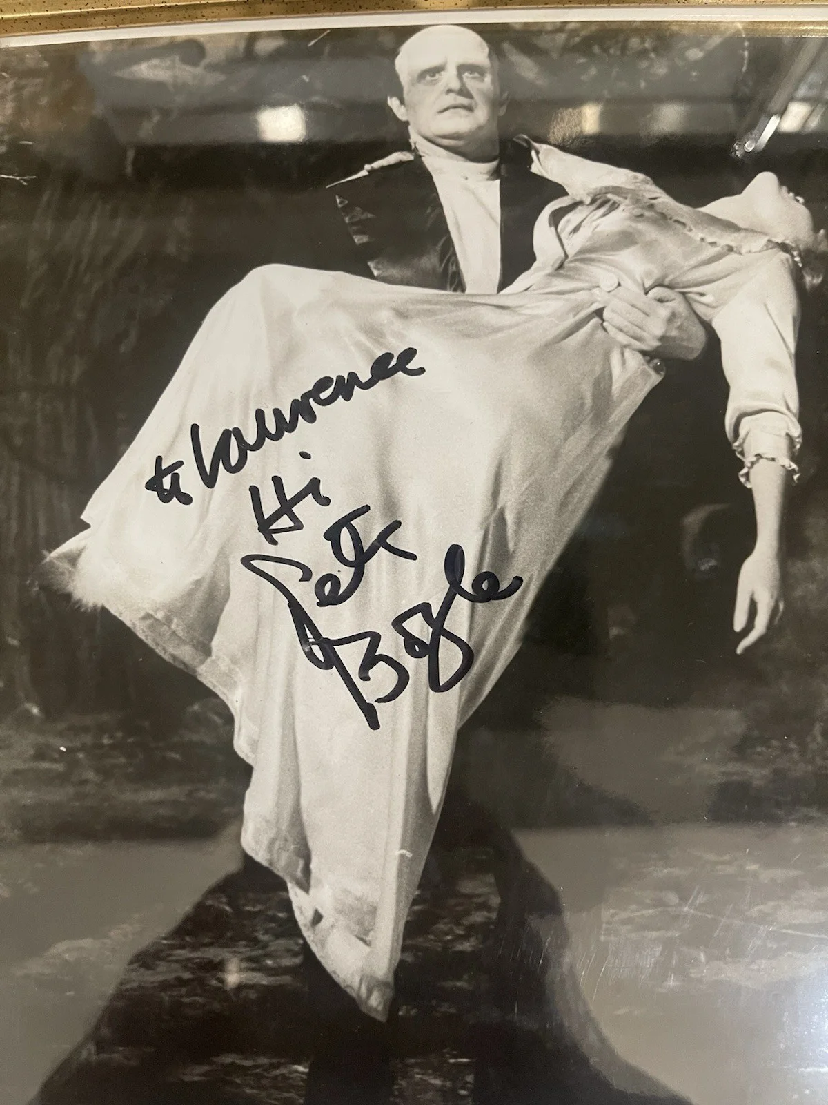 1974 Young Frankenstein 8x10 Promotional Photo Signed By Peter Boyle, image 2