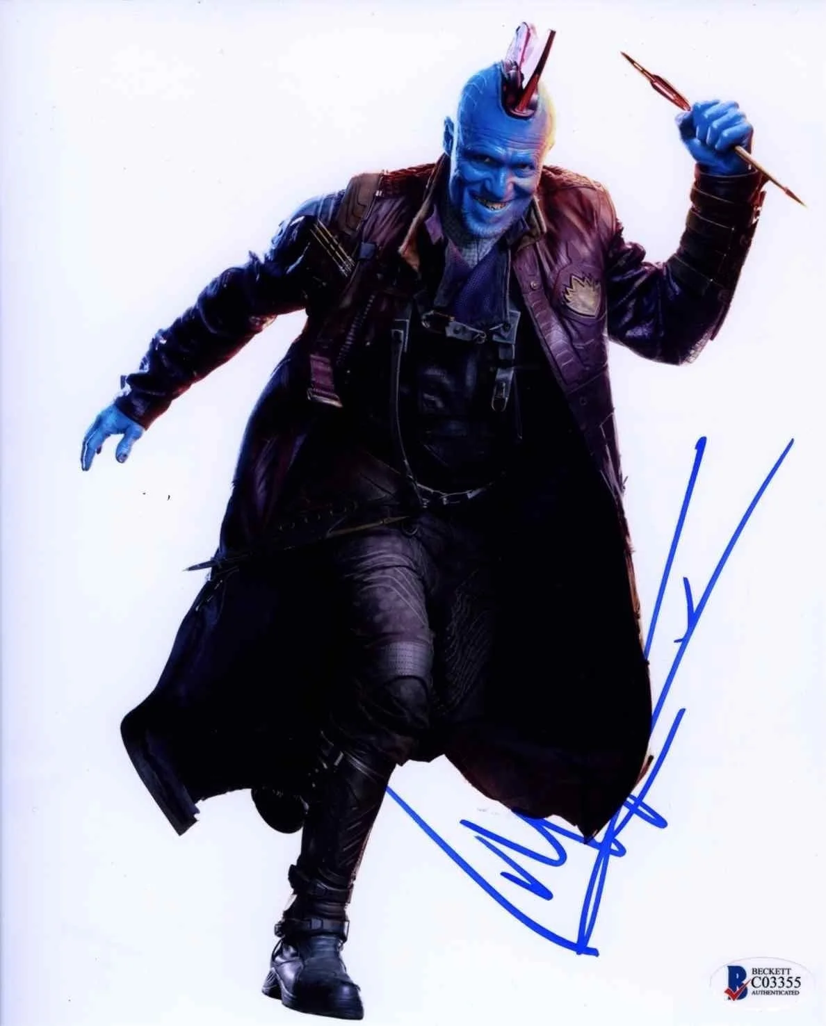 Michael Rooker — Michael Rooker Guardians of Galaxy Signed Autographed 8x10 Photo BAS BECKETT COA