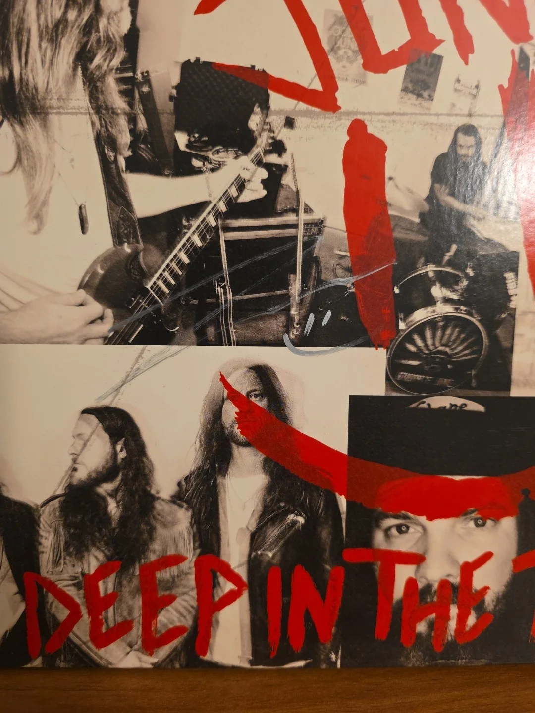 Goodbye June Autographed Deep In The Trouble White Vinyl LP, image 2