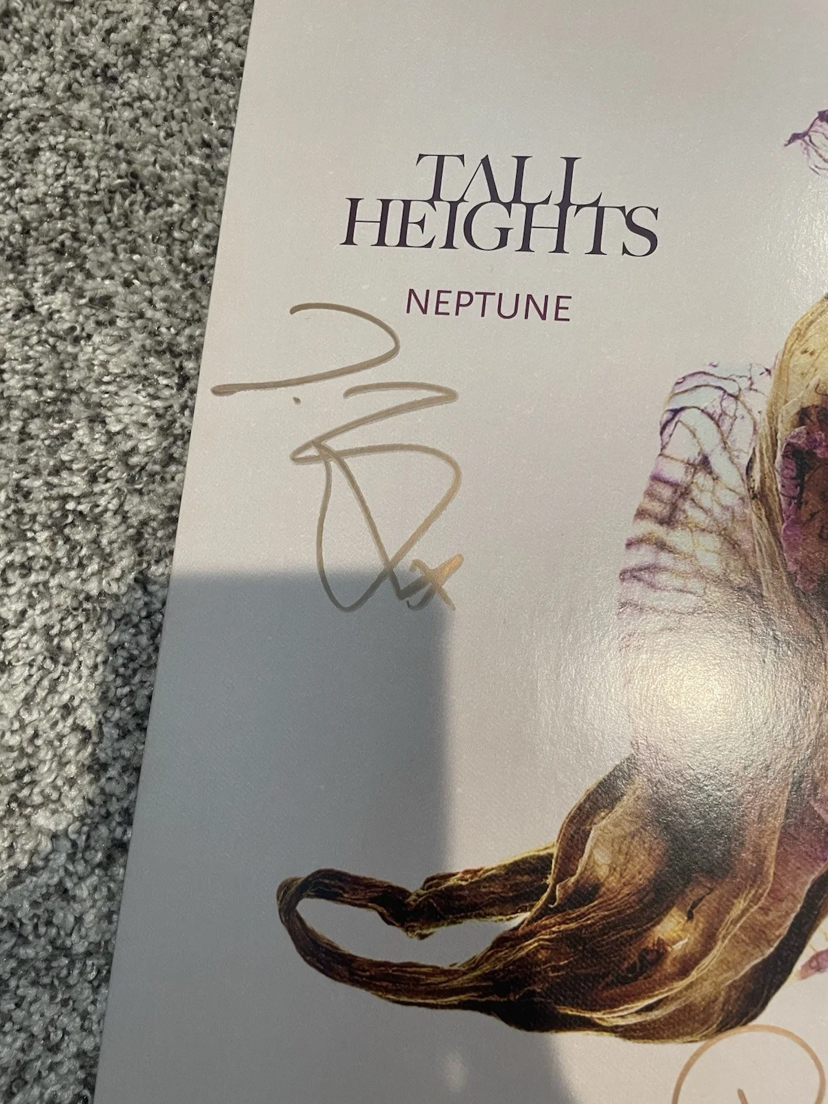 Tall Heights Neptune Signed Original Vinyl Record Music Industry Autographed, изображение 2