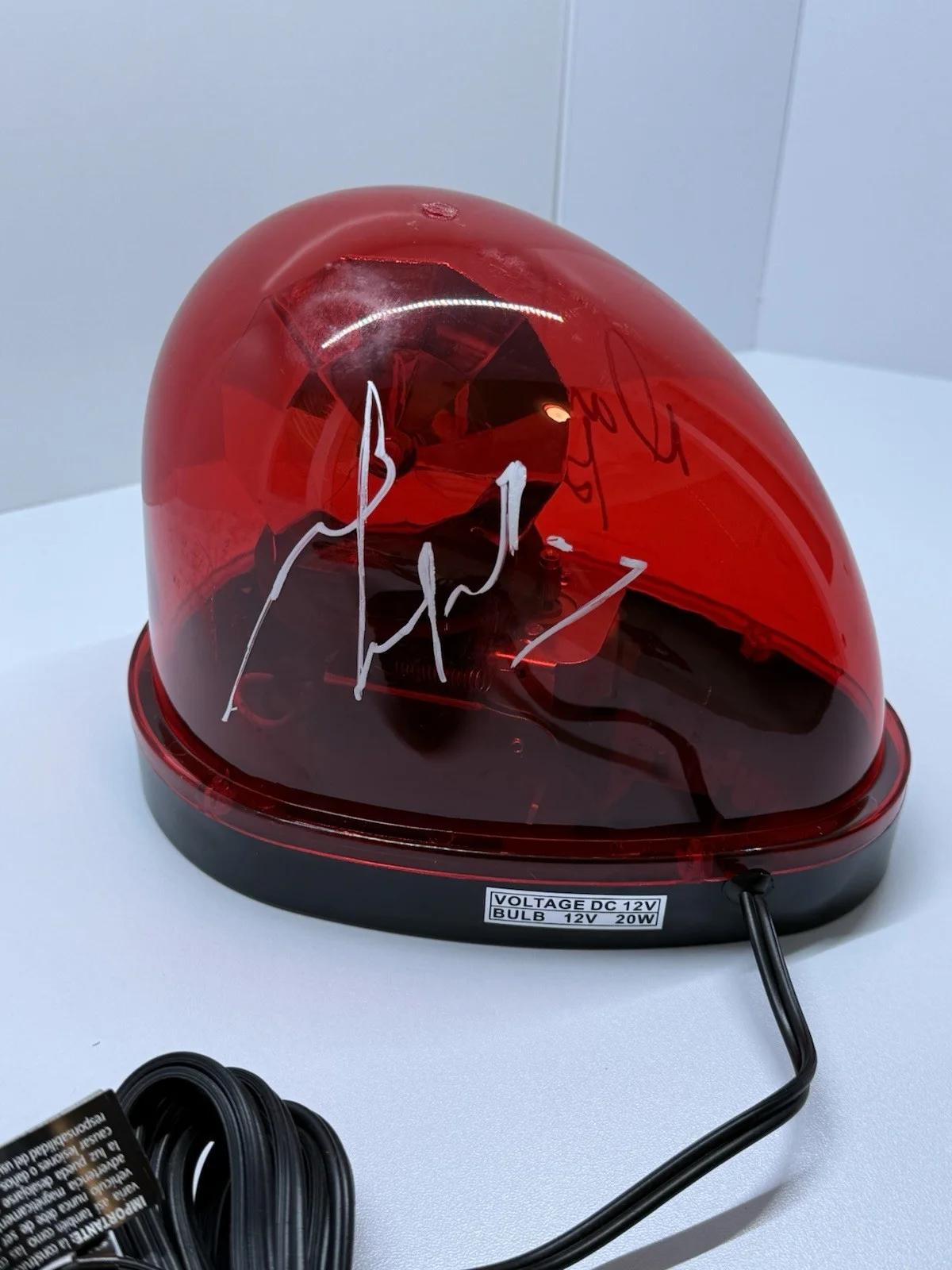 Mel Gibson, Danny Glover — Mel Gibson & Danny Glover Signed Lethal Weapon Authentic Police Siren CA COA, image 2