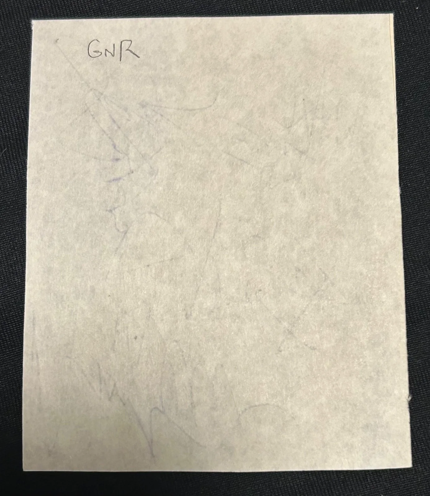 Guns N Roses Band Vintage Signed Cut Page Original Axel Duff Slash Izzy Adler, image 2