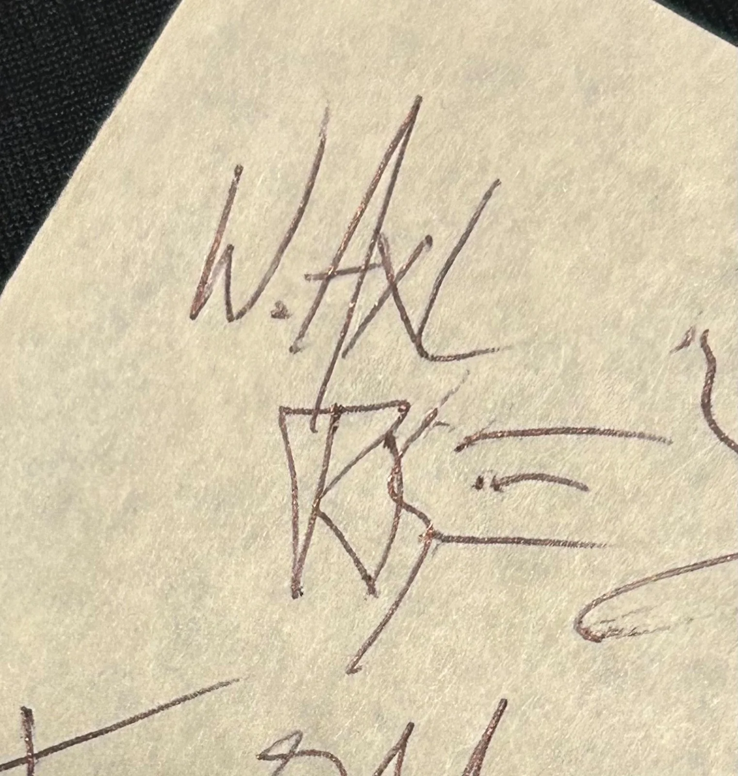 Guns N Roses Band Vintage Signed Cut Page Original Axel Duff Slash Izzy Adler, image 4