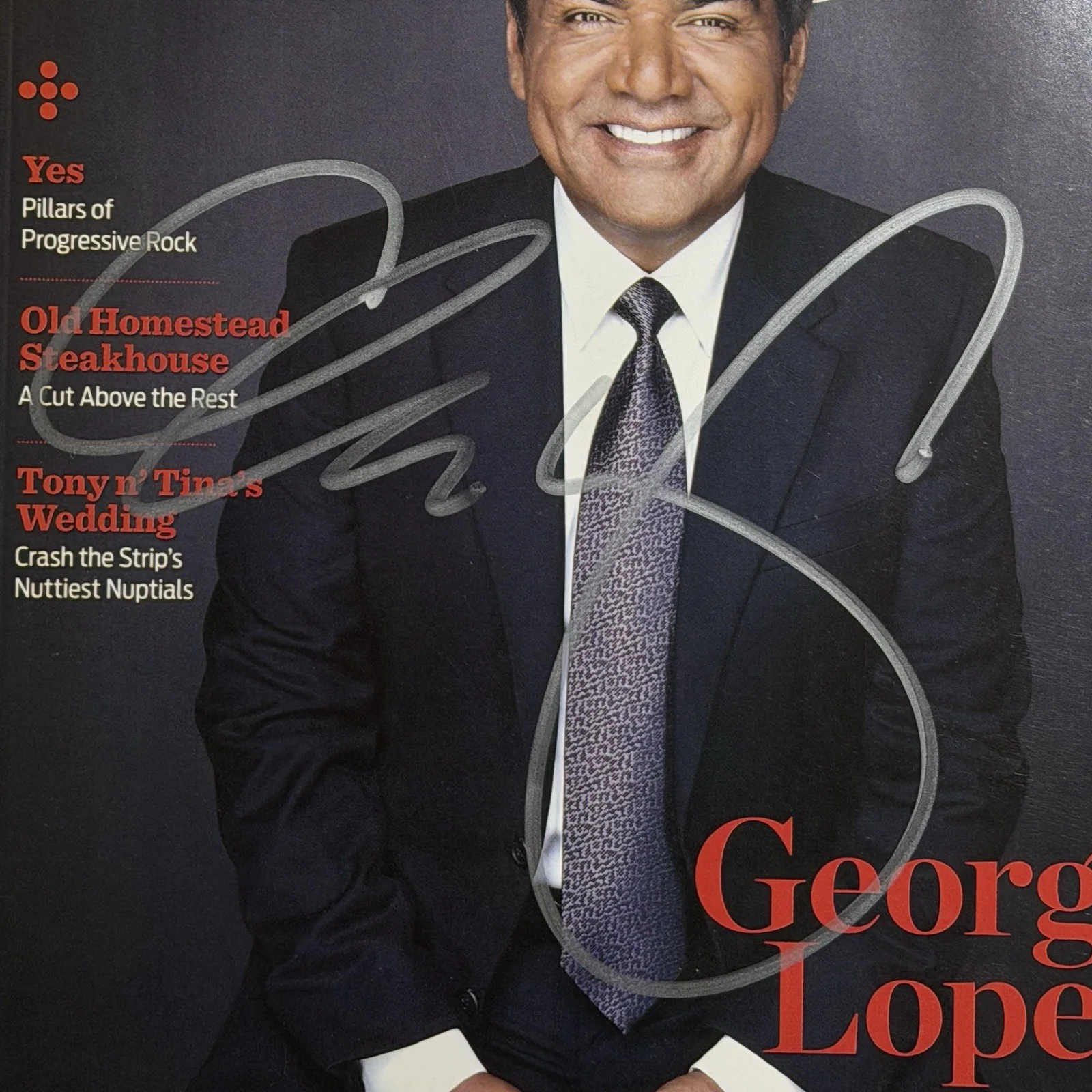 George Lopez — George Lopez Signed Magazine (Beckett Authenticated), image 2
