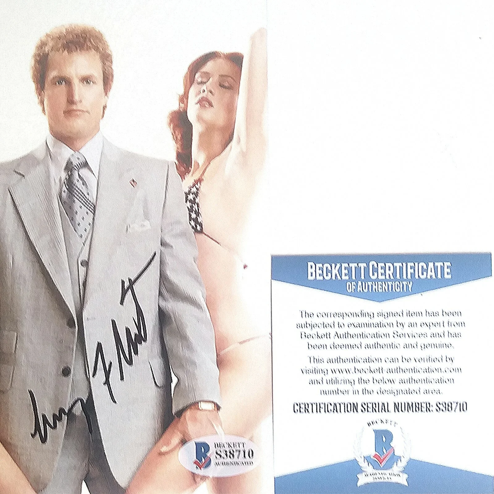 Larry Flynt — Larry Flynt Signed People vs Larry Flynt DVD Cover Insert Beckett BAS COA Auto, image 4