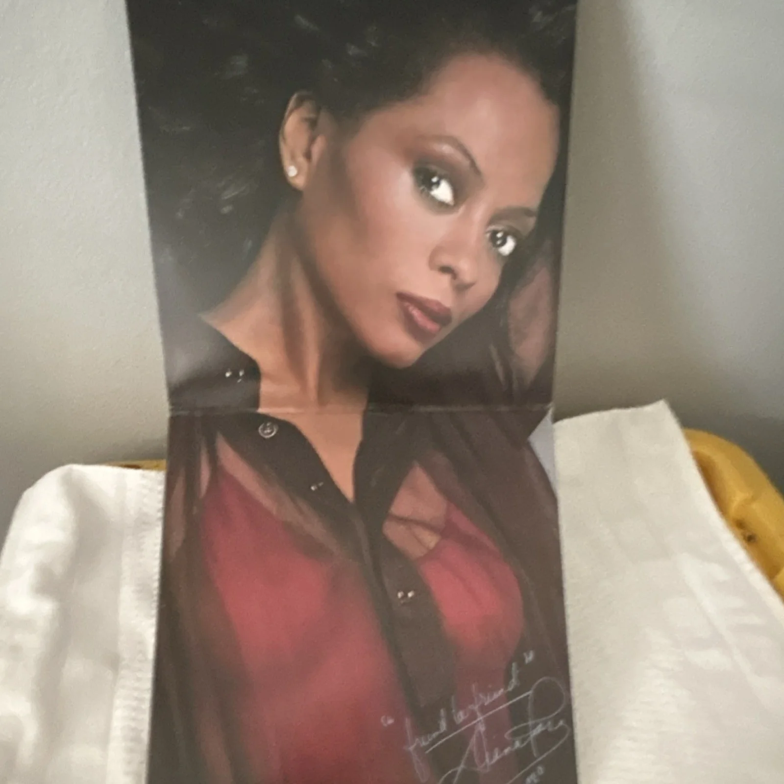 Diana Ross Motown Original Autographed Vinyl Music Record Signed Collectible, изображение 3