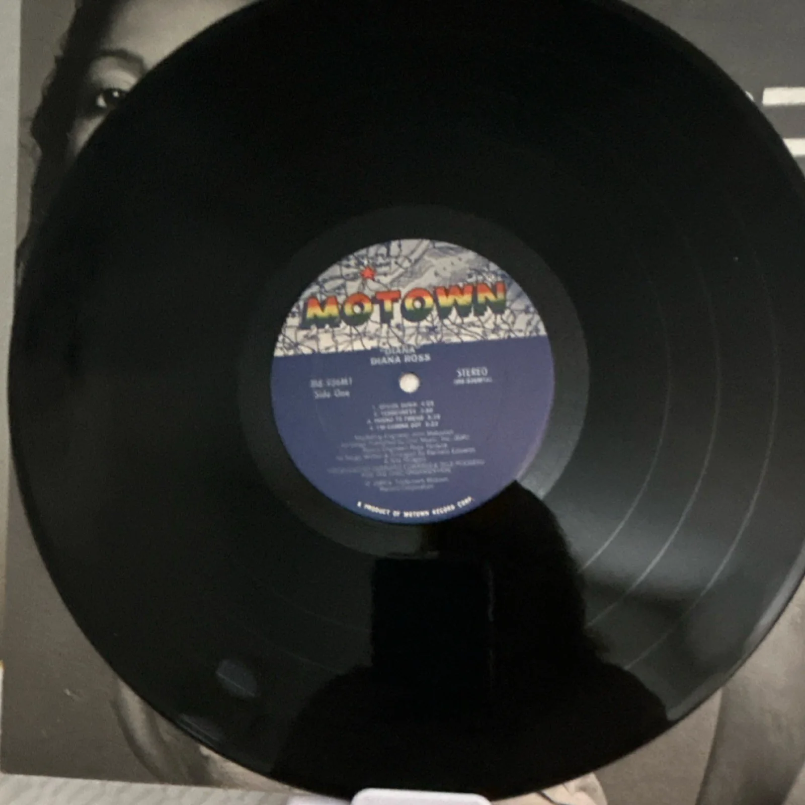 Diana Ross Motown Original Autographed Vinyl Music Record Signed Collectible, изображение 4