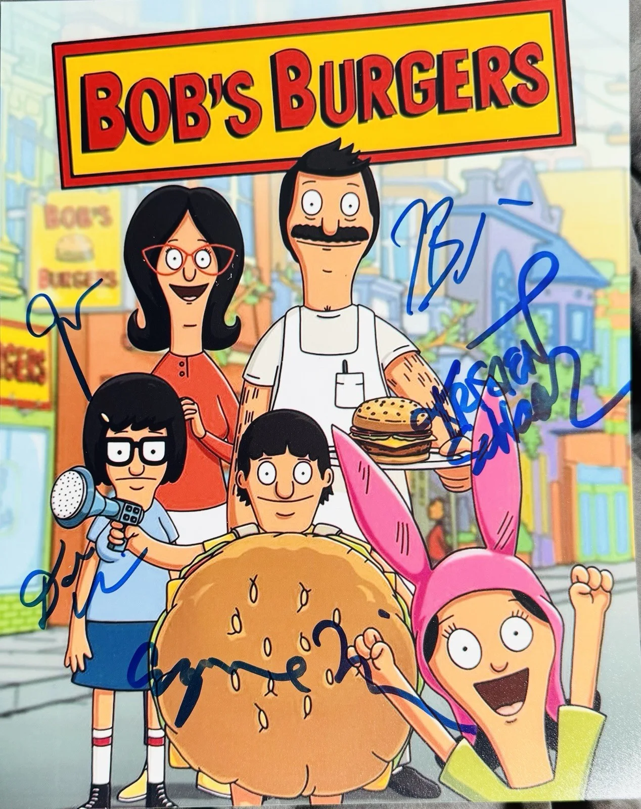 Bob’s Burgers cast — Bob’s Burgers , Signed Autographed , Cast Signed Photo 8 X 10