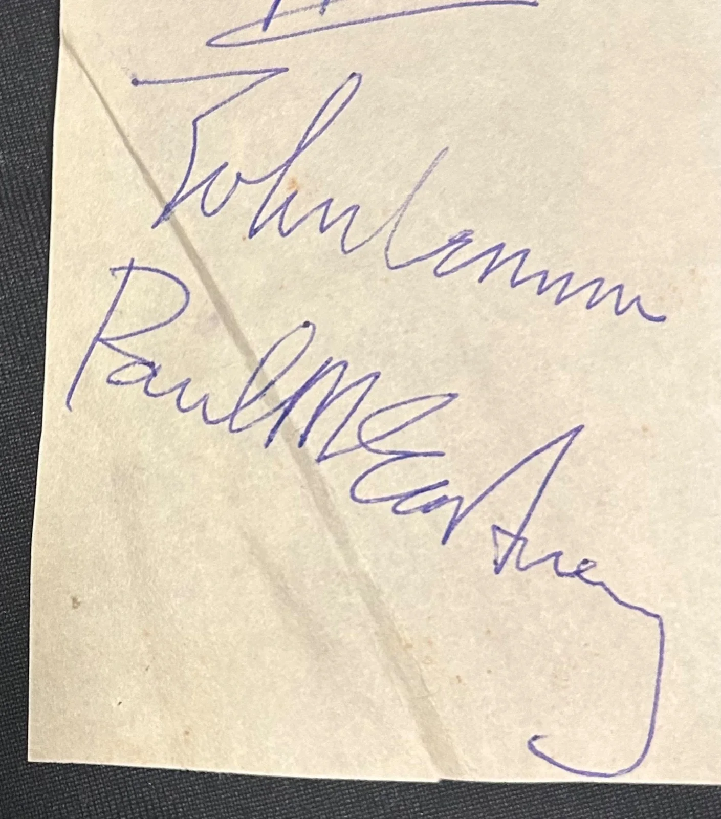 The Beatles Signed Cut Page in 1964 Paul McCartney John Lennon Starr Harrison, изображение 3