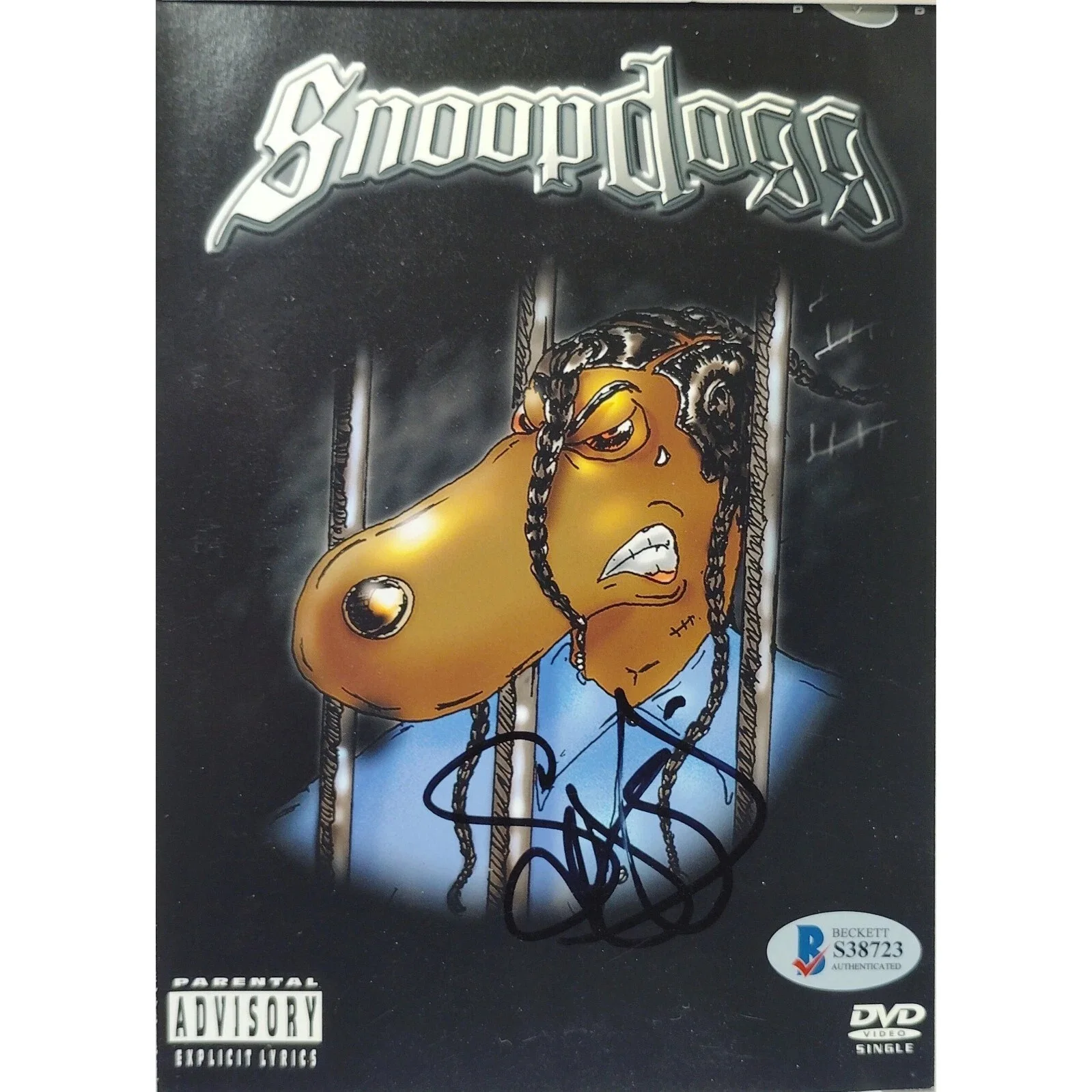 Snoop Dogg — Snoop Dogg Signed Lay Low DVD Cover Beckett BAS COA Rap Hip Hop Video Auto