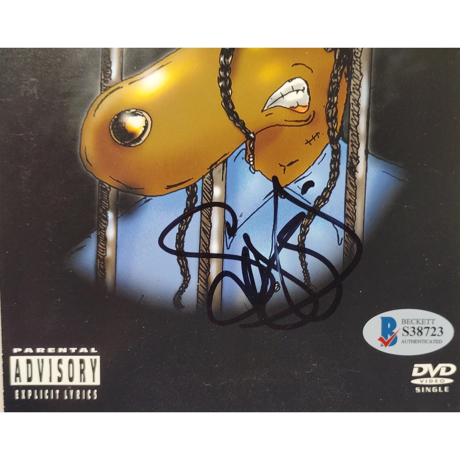 Snoop Dogg — Snoop Dogg Signed Lay Low DVD Cover Beckett BAS COA Rap Hip Hop Video Auto, image 3