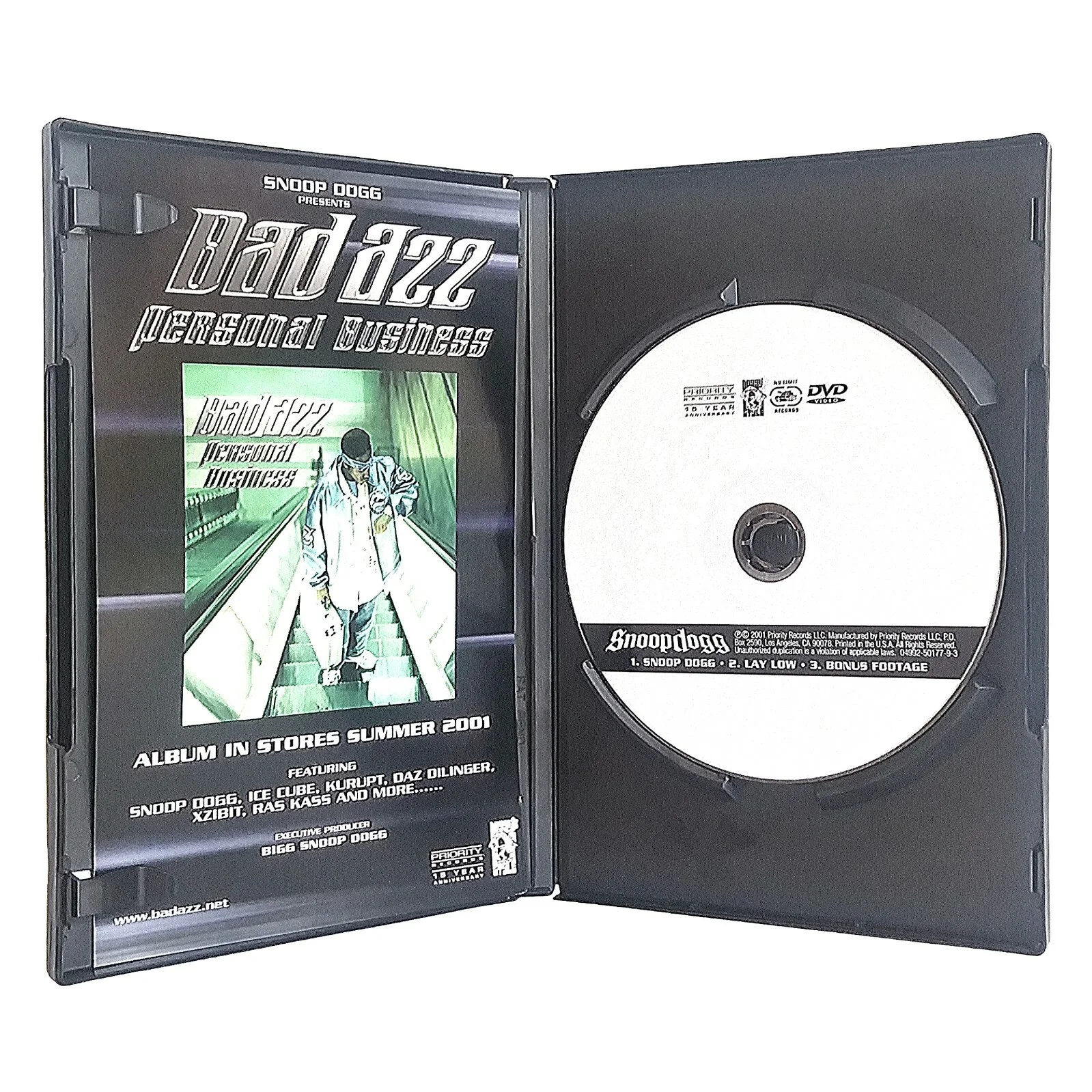 Snoop Dogg — Snoop Dogg Signed Lay Low DVD Cover Beckett BAS COA Rap Hip Hop Video Auto, image 5