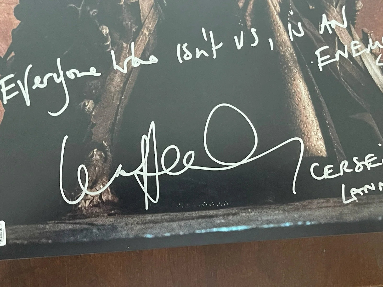 Lena Headey — Lena Headey Cersei Lannister Game of Thrones Signed Auto 11x14 PHOTO Beckett BAS, image 3
