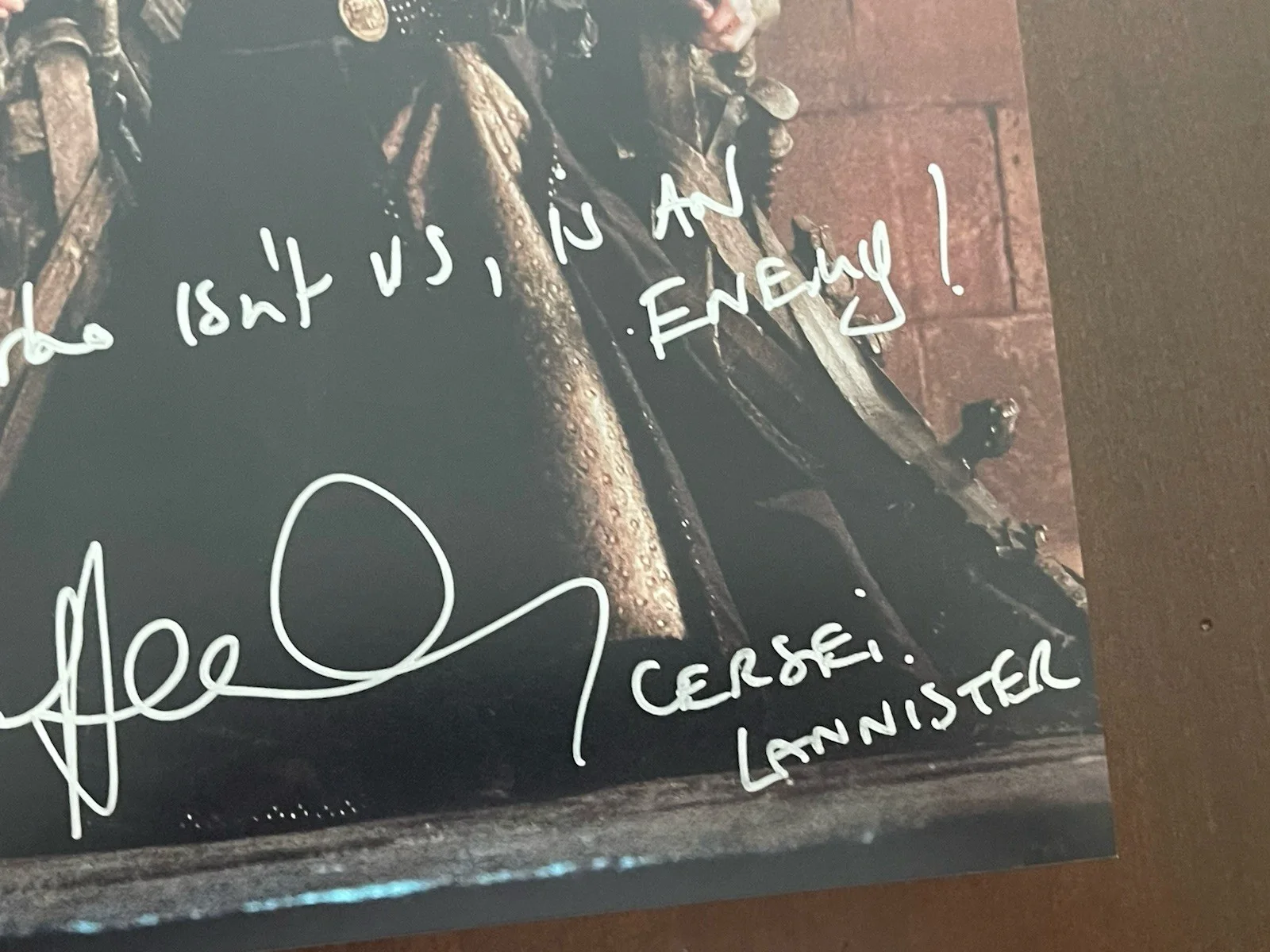 Lena Headey — Lena Headey Cersei Lannister Game of Thrones Signed Auto 11x14 PHOTO Beckett BAS, image 4