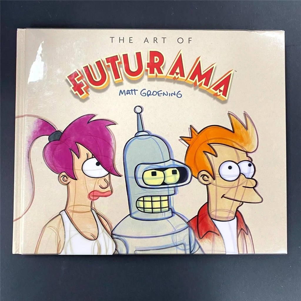 Libro autógrafo firmado por Matt Groening El arte de Futurama JSA, изображение 4