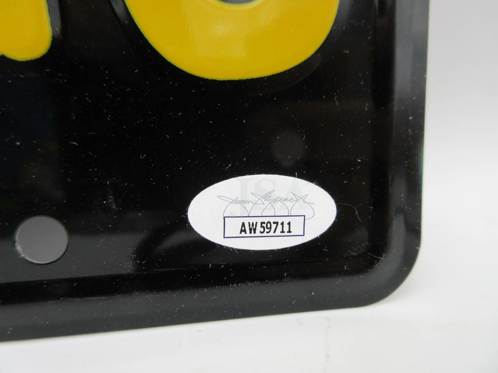 Jonathan Breck — Jonathan Breck The Creeper Autographed BEATNGU License Plate JSA Certified, image 4