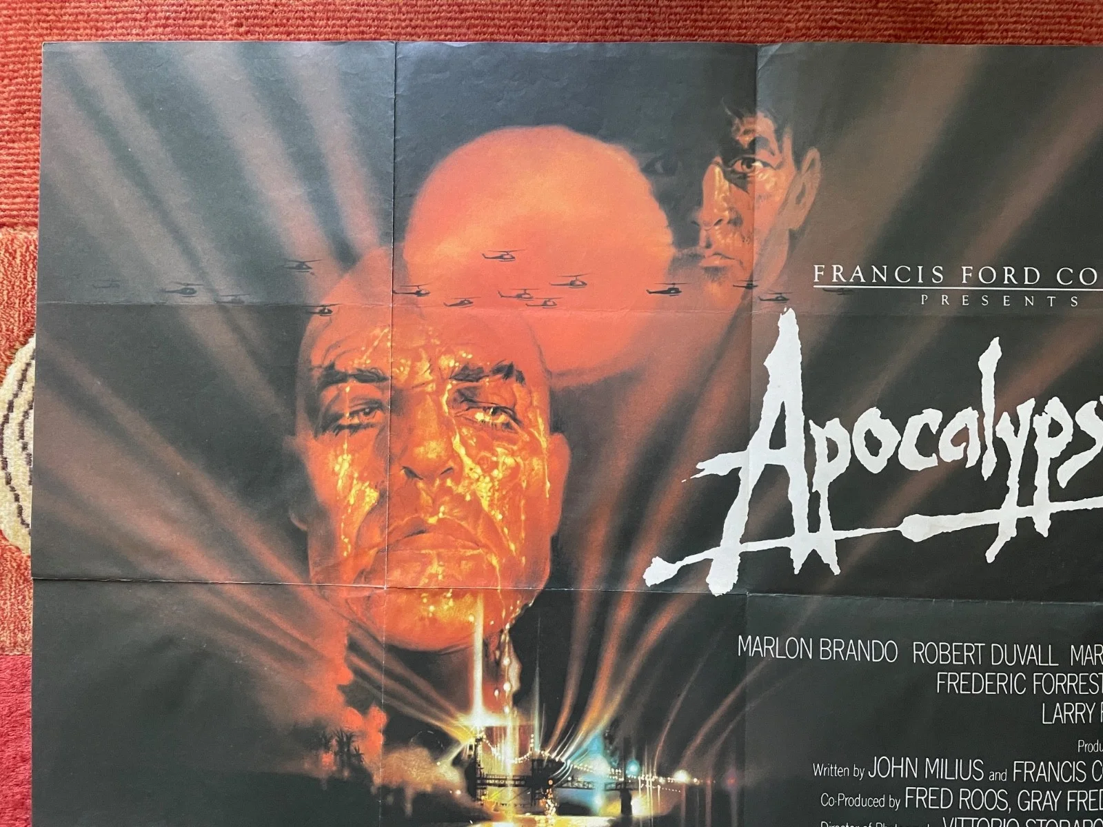 APOCALYPSE NOW (1979) Original UK Quad Vietnam War Movie Film Poster, изображение 2