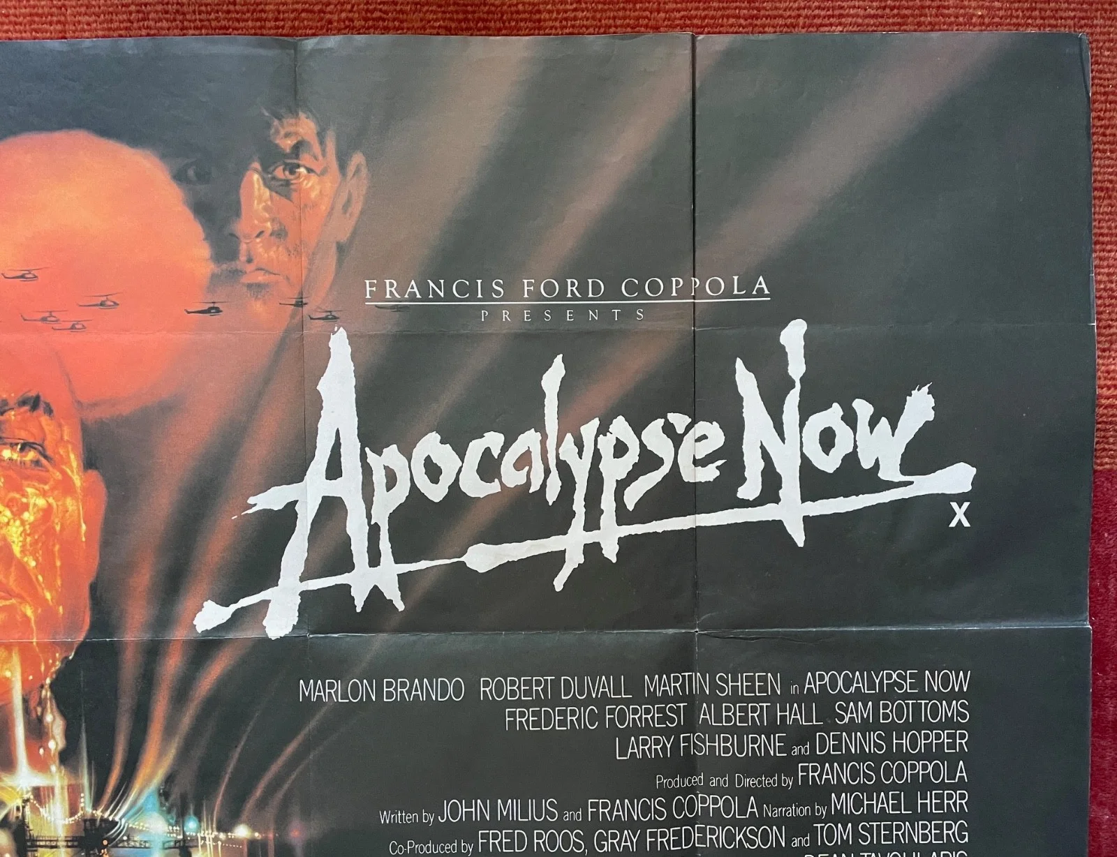 APOCALYPSE NOW (1979) Original UK Quad Vietnam War Movie Film Poster, изображение 3