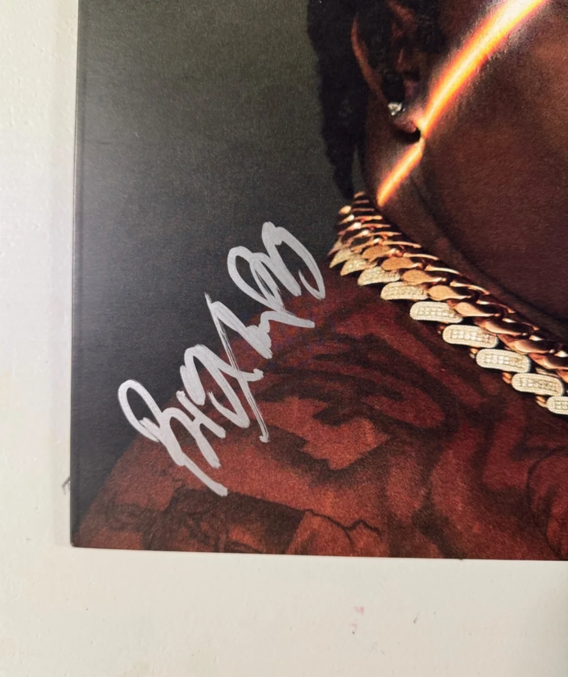 BIGXTHAPLUG signed auto (TAKE CARE) Album Vinyl LP RECORD w/ COA JSA CI79415, image 2