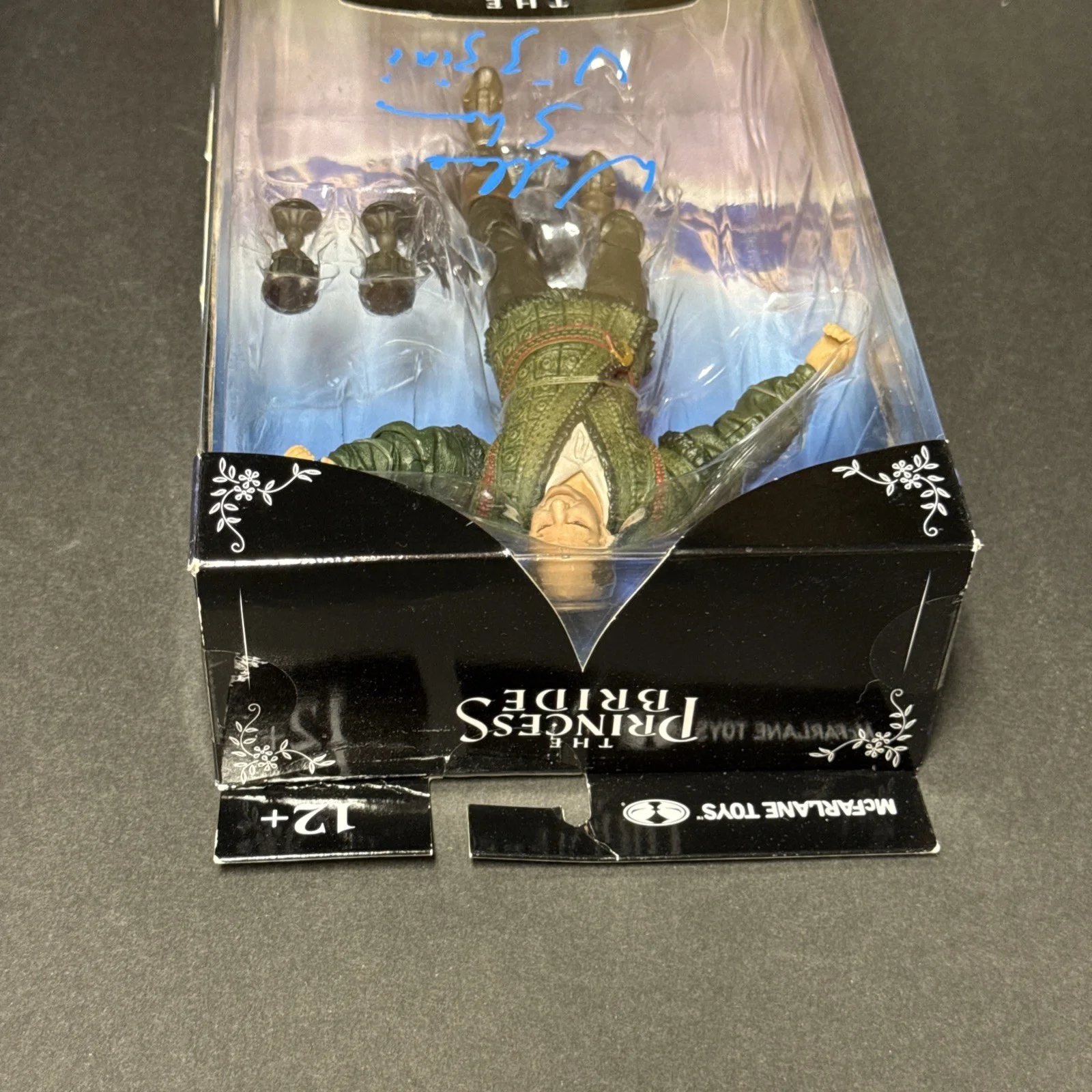 Wallace Shawn Signed The Princess Bride Vizzini McFarlane Figure Toy Beckett BAS, изображение 2