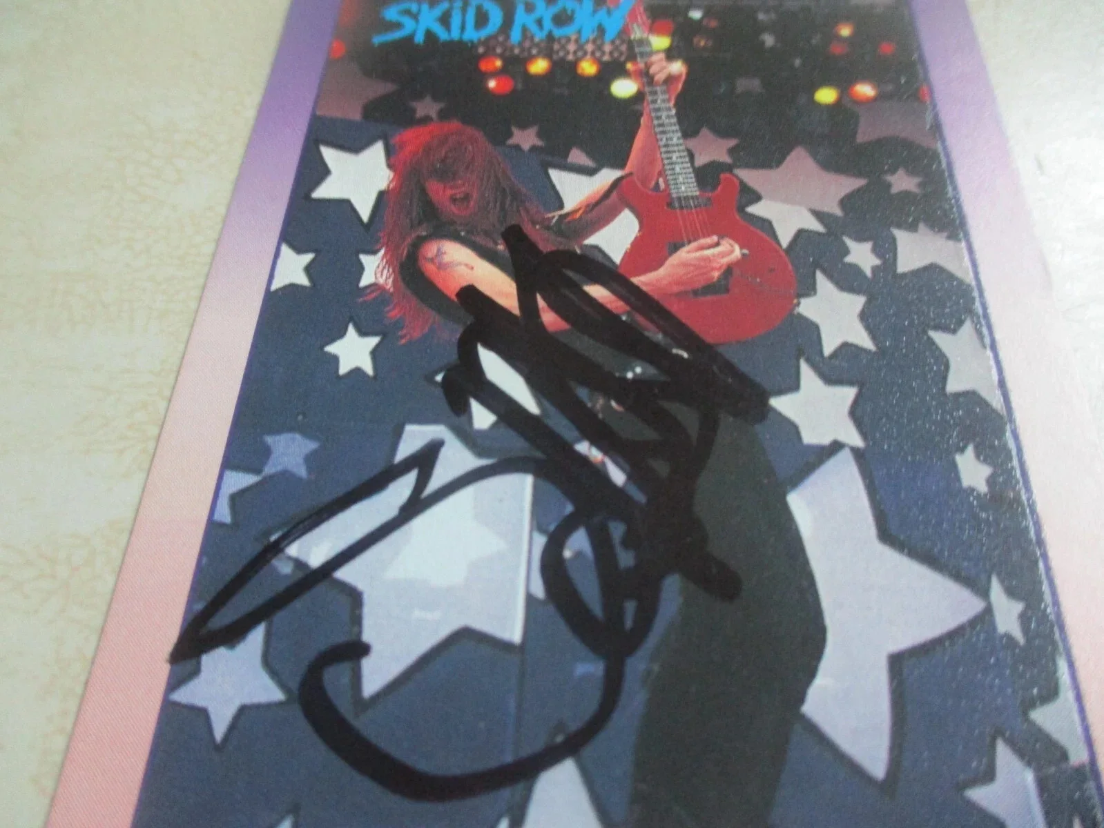 SKID ROW LOT OF 2 AUTHENTIC SIGNED/AUTOGRAPHED ROCKCARDS-RACHEL BOLAN + 1, изображение 3