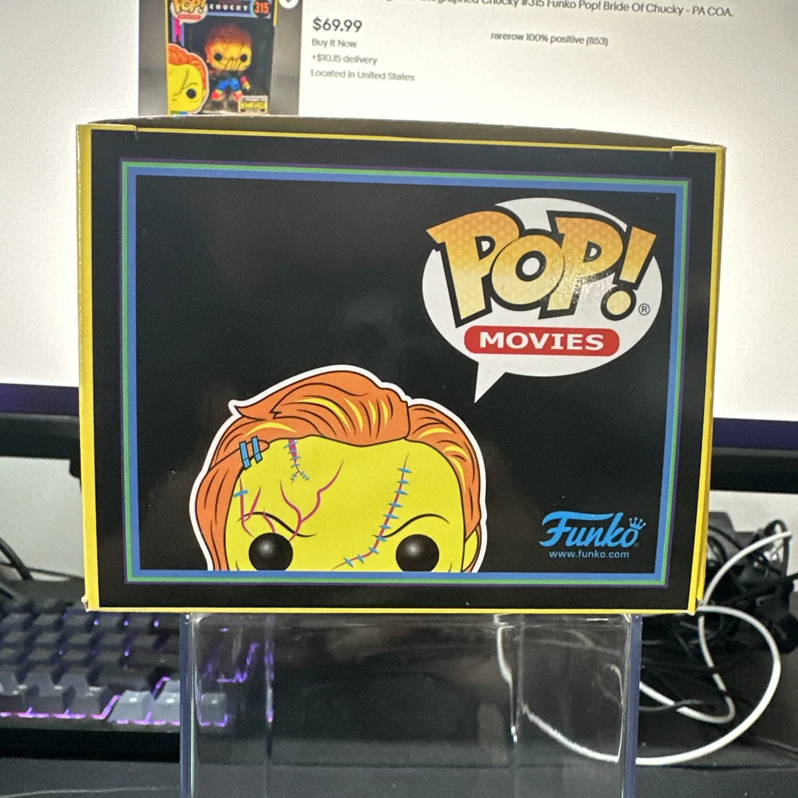 Alex Vincent Signed "Bride of Chucky" #315 Chucky Funko Pop! Inscribed "Andy" PA, изображение 5