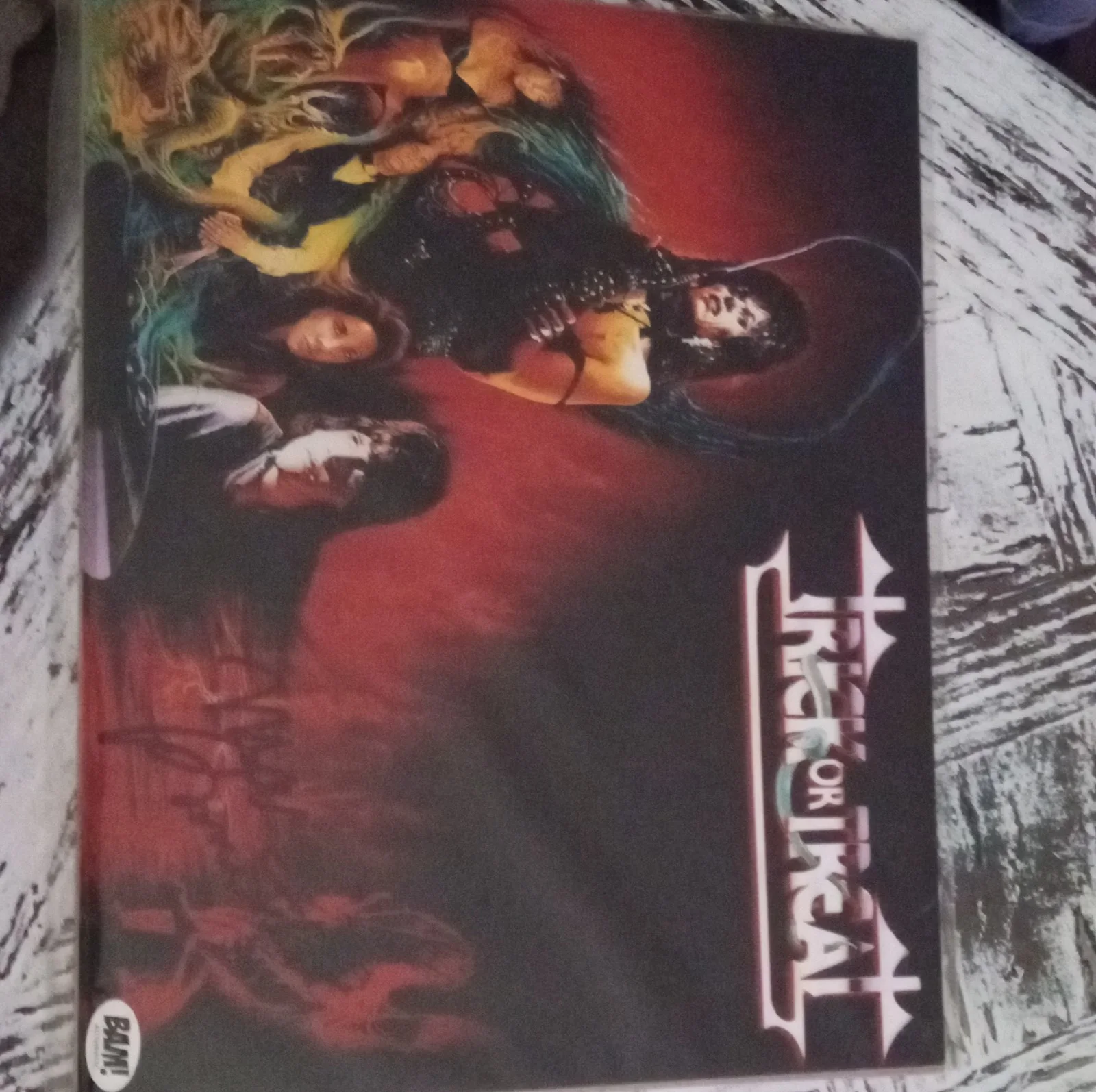 Marc Price — Marc Price Signed Trick or Treat Movie Poster Eddie Weinbauer BAM Autograph, изображение 4