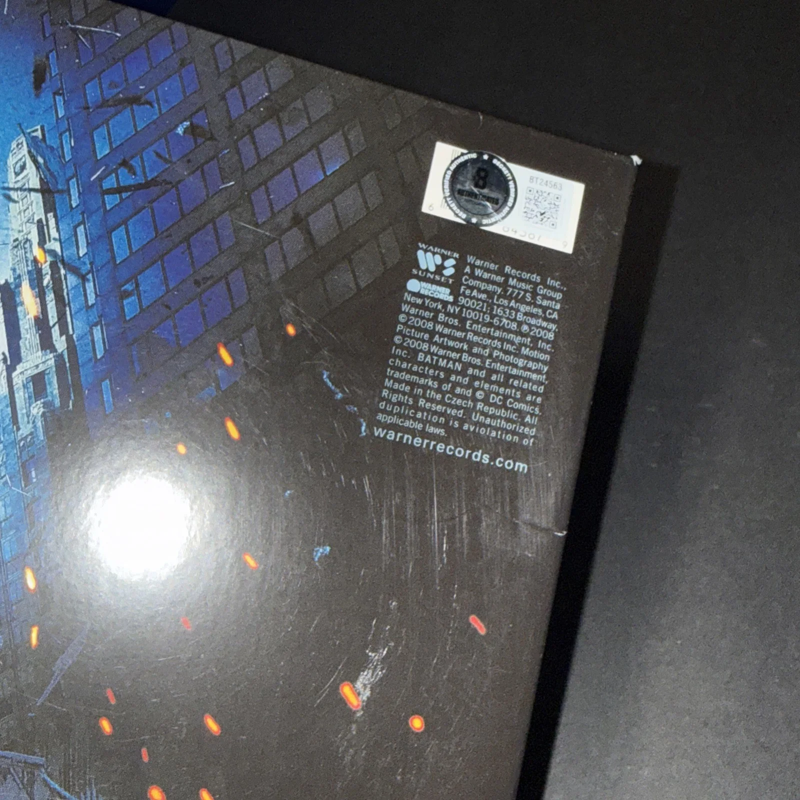 Hans Zimmer Signed Dark Knight Composer Soundtrack Vinyl Record Beckett BAS, изображение 3