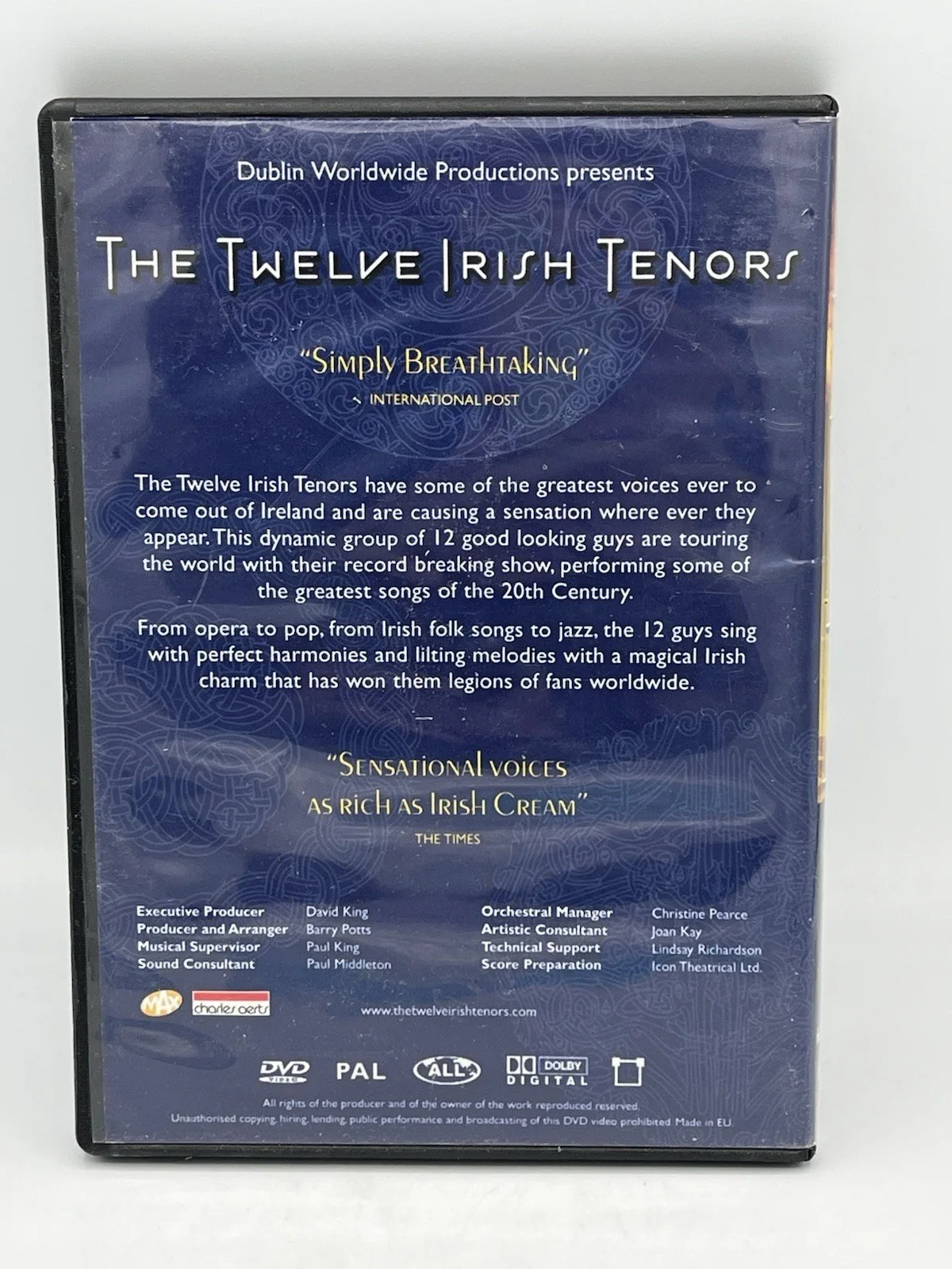 The Twelve Irish Tenors SIGNED DVD Signed in Reno, NV USA Music Performance, image 4