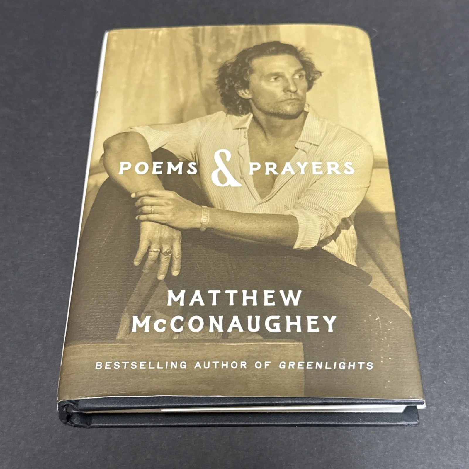 Matthew Mcconaughey Signed Poems & Prayers Book Beckett BAS, image 2