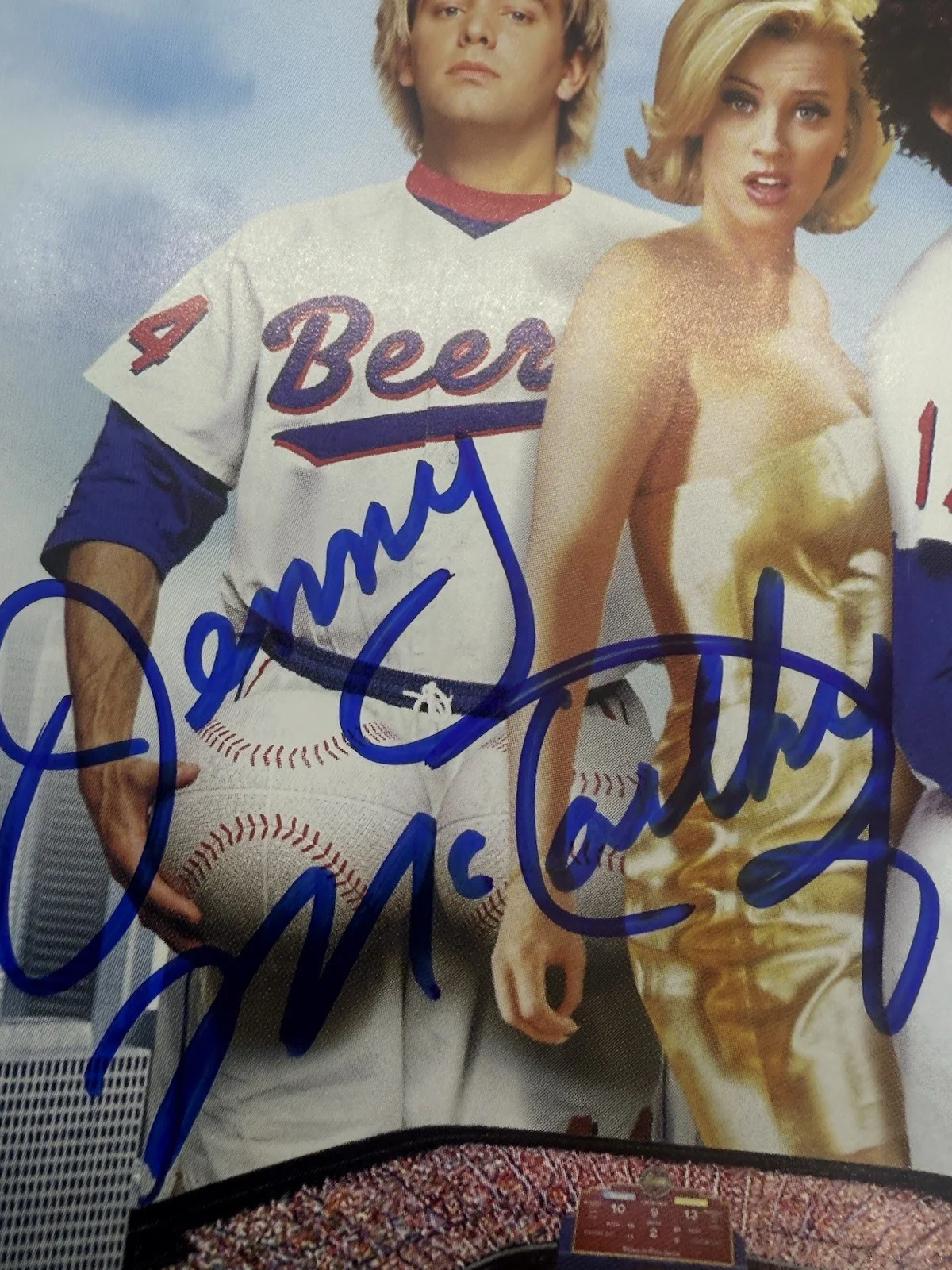 Jenny McCarthy Signed DVD Cover Baseketball Autographed, image 4