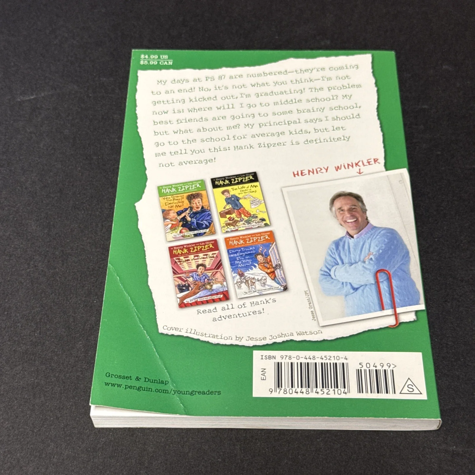 Henry Winkler Signed Hank Zipper A Brand New Me Book Beckett BAS Happy Days Fonz, изображение 4