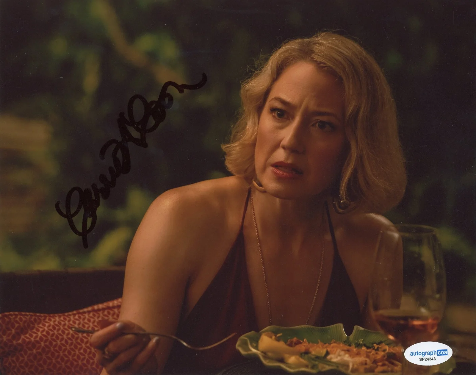 Carrie Coon — Carrie Coon Signed Autographed THE WHITE LOTUS 8x10 Photo EXACT Proof ACOA D, image 2
