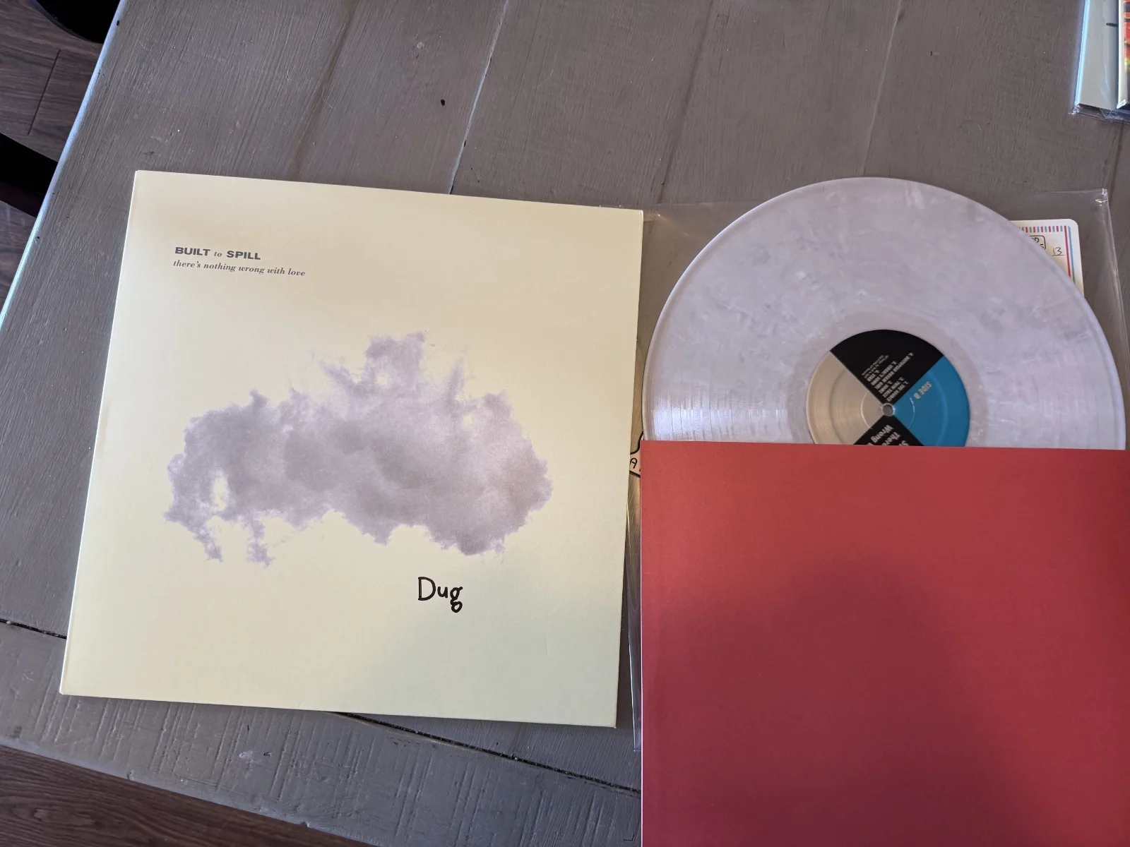(SIGNED) BUILT TO SPILL THERES NOTHING WRONG AND WHEN THE WIND VINYL FREE SHIP, image 5