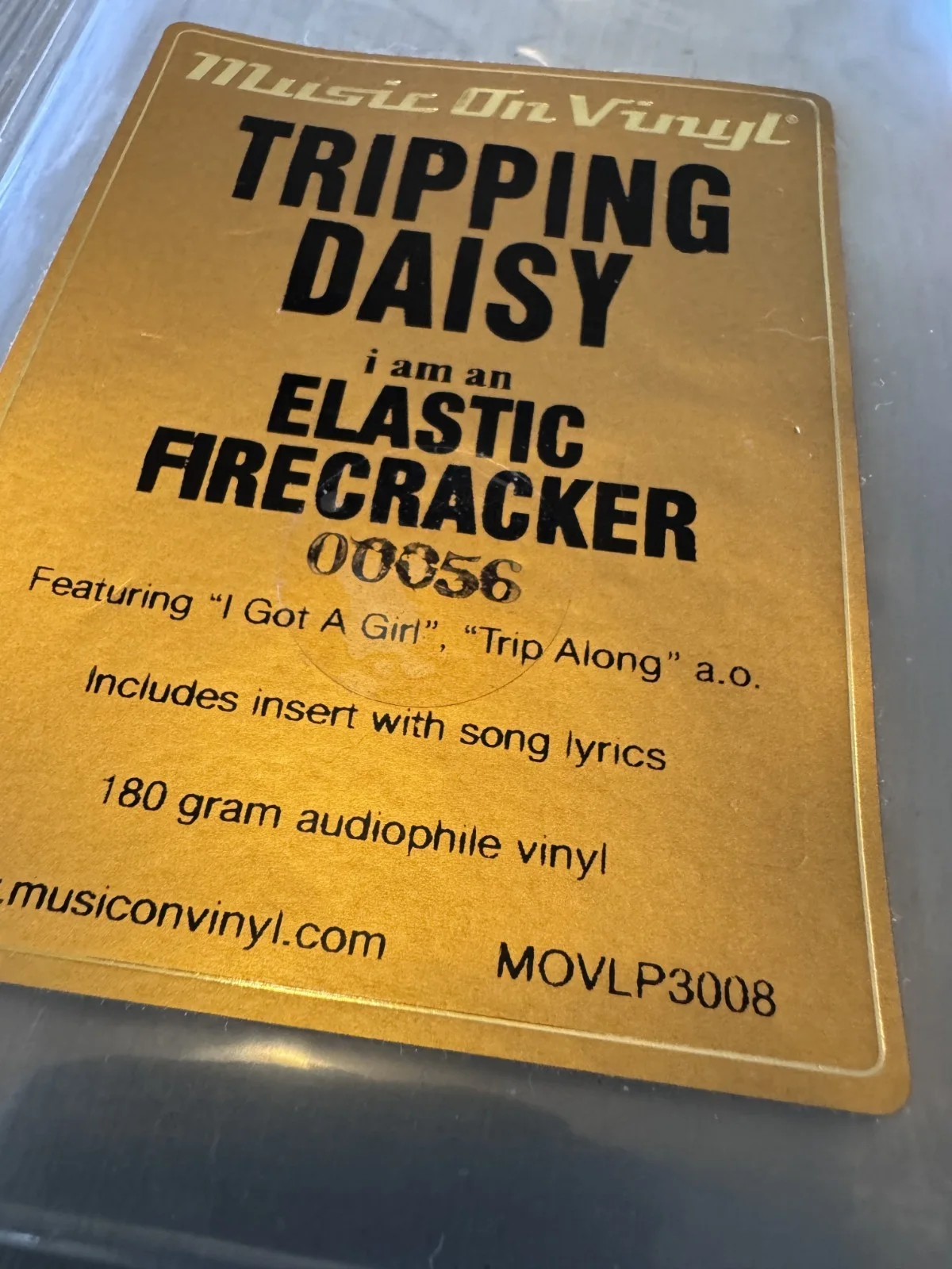 Tripping Daisy Autographed I Am An Elastic Firecracker Vinyl NEW FREE SHIPPING, изображение 2