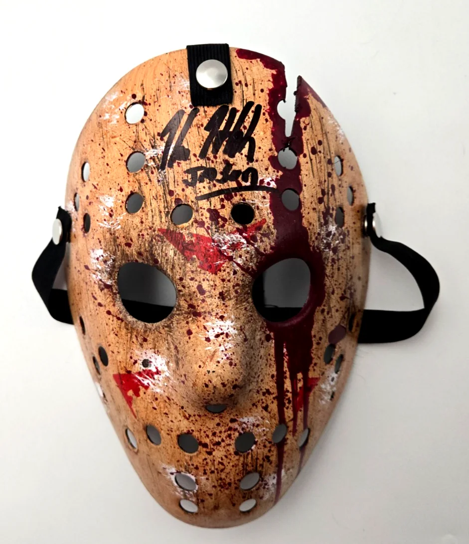 Kane Hodder — Kane Hodder Signed Jason Mask Autograph Friday the 13th Bloody Beckett COA 960, изображение 2