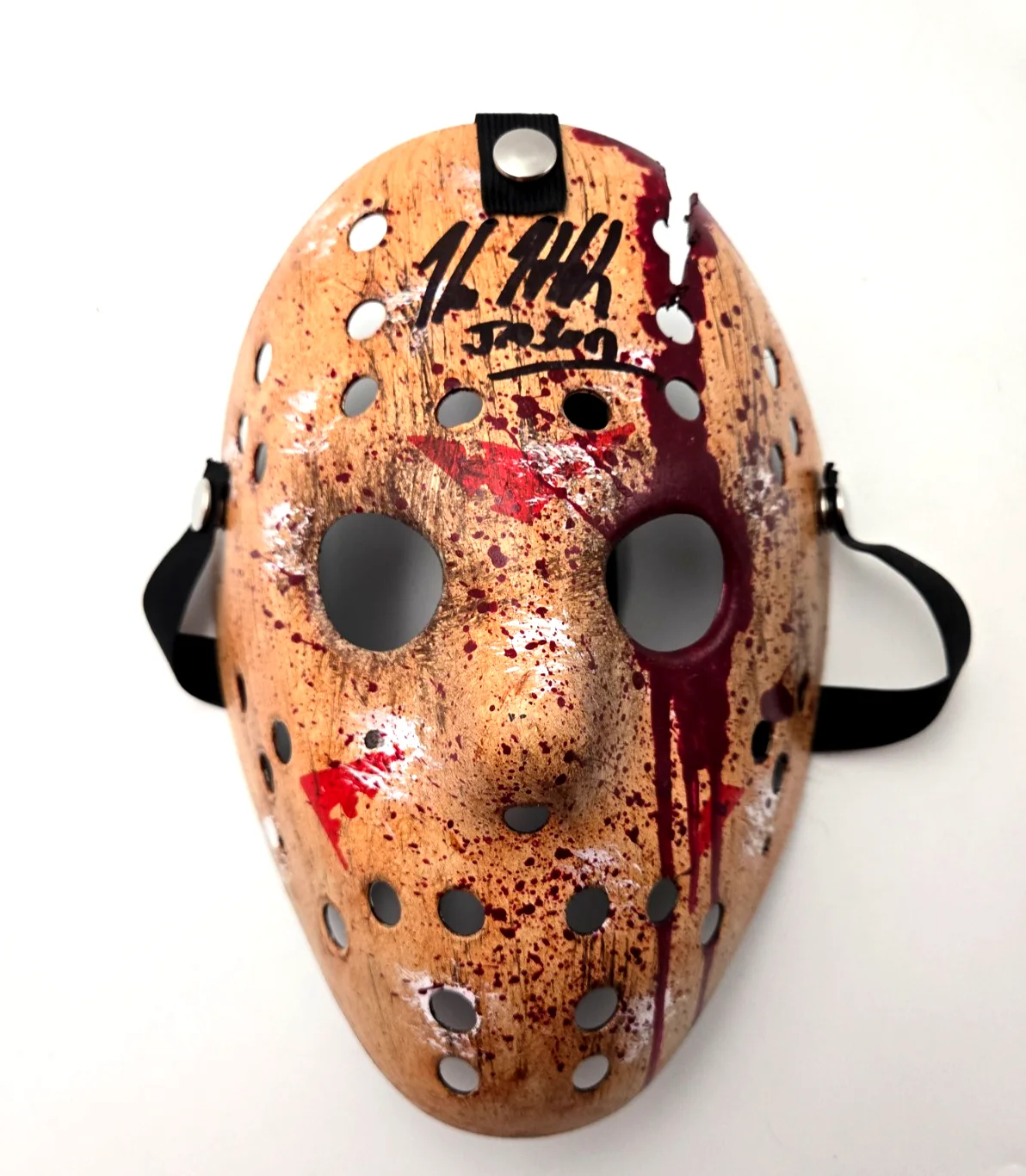Kane Hodder — Kane Hodder Signed Jason Mask Autograph Friday the 13th Bloody Beckett COA 960, изображение 3