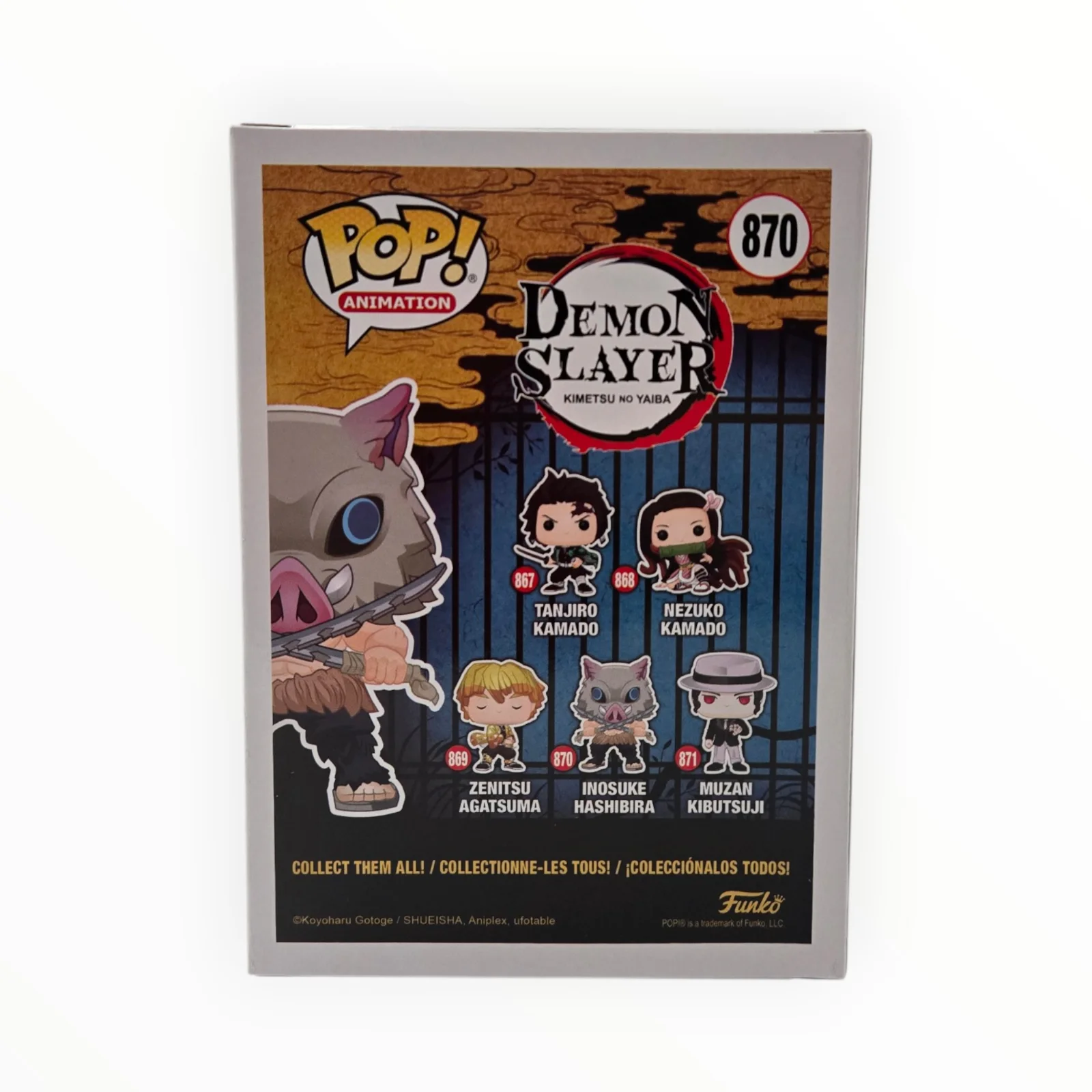 Bryce Papenbrook — Inosuke Signed Funko Demon Slayer Bryce Papenbrook Autograph #870 JSA COA 1, изображение 3