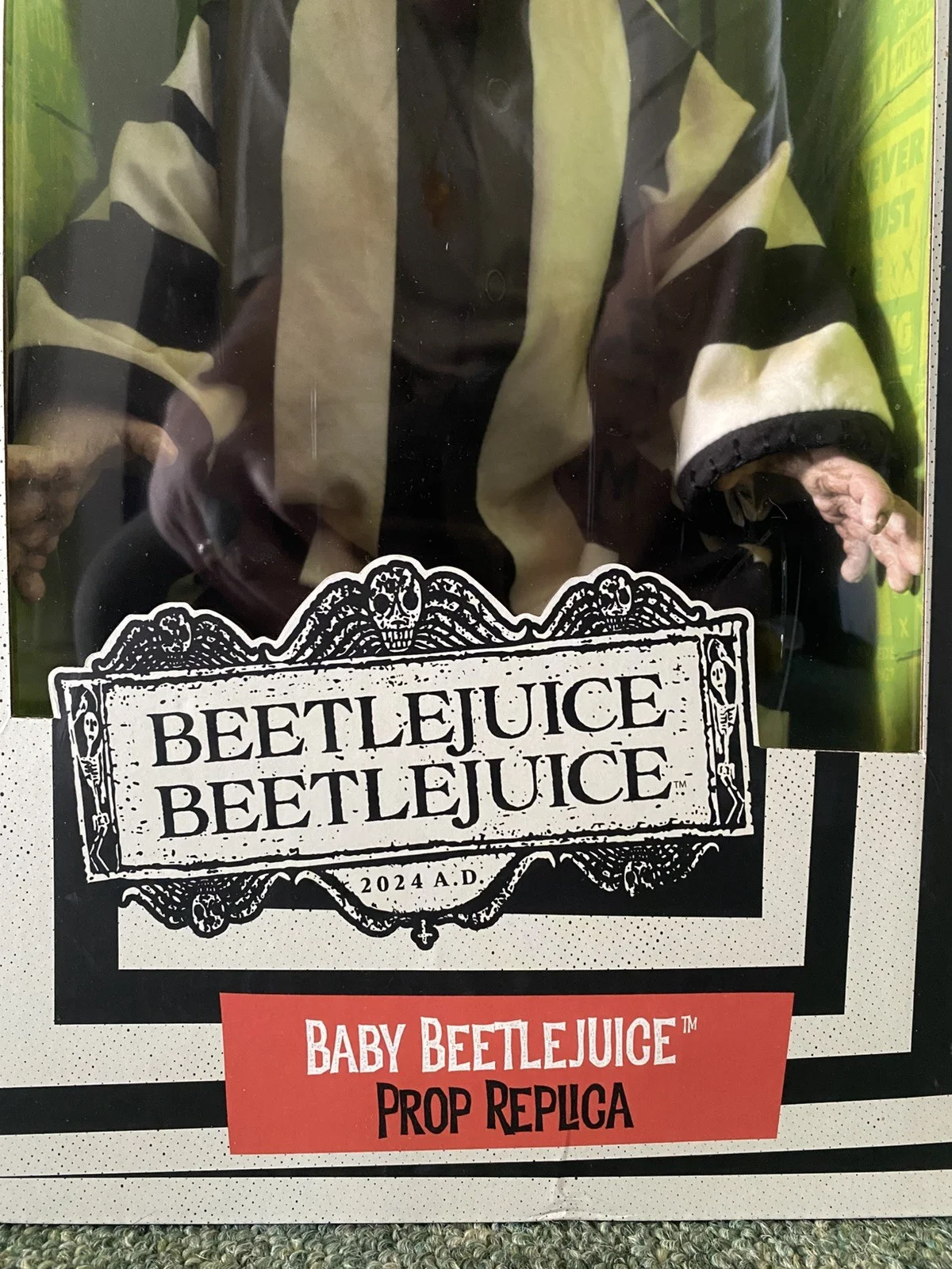 Official NECA Life-Size Baby Beetlejuice 1:1 Prop Replica Horror Doll, image 5