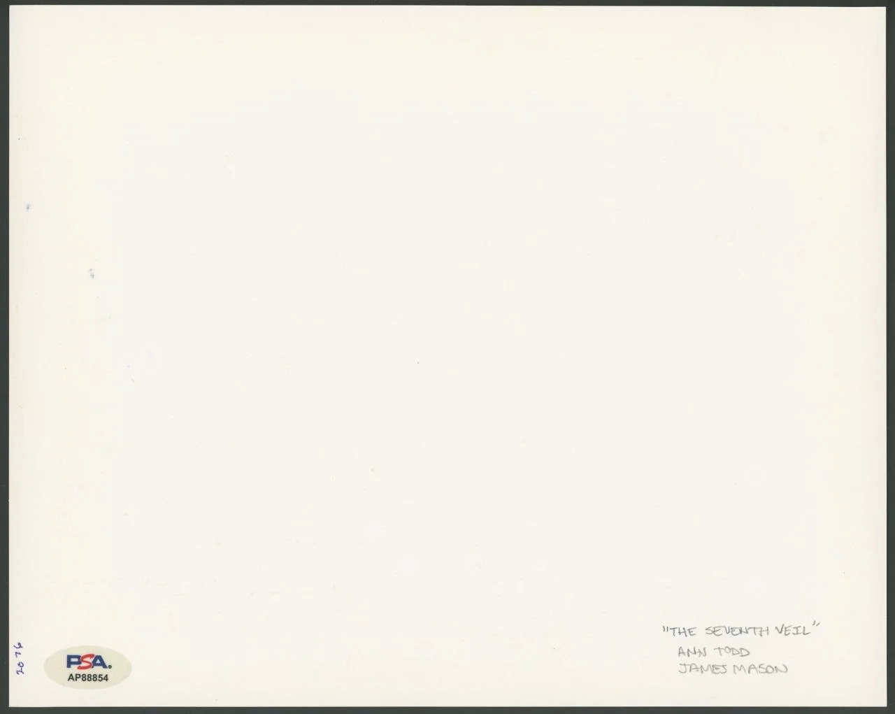 James Mason, Ann Todd — JAMES MASON & Ann Todd vintage signed 8x10 photo Seventh Veil autograph PSA/DNA, изображение 2