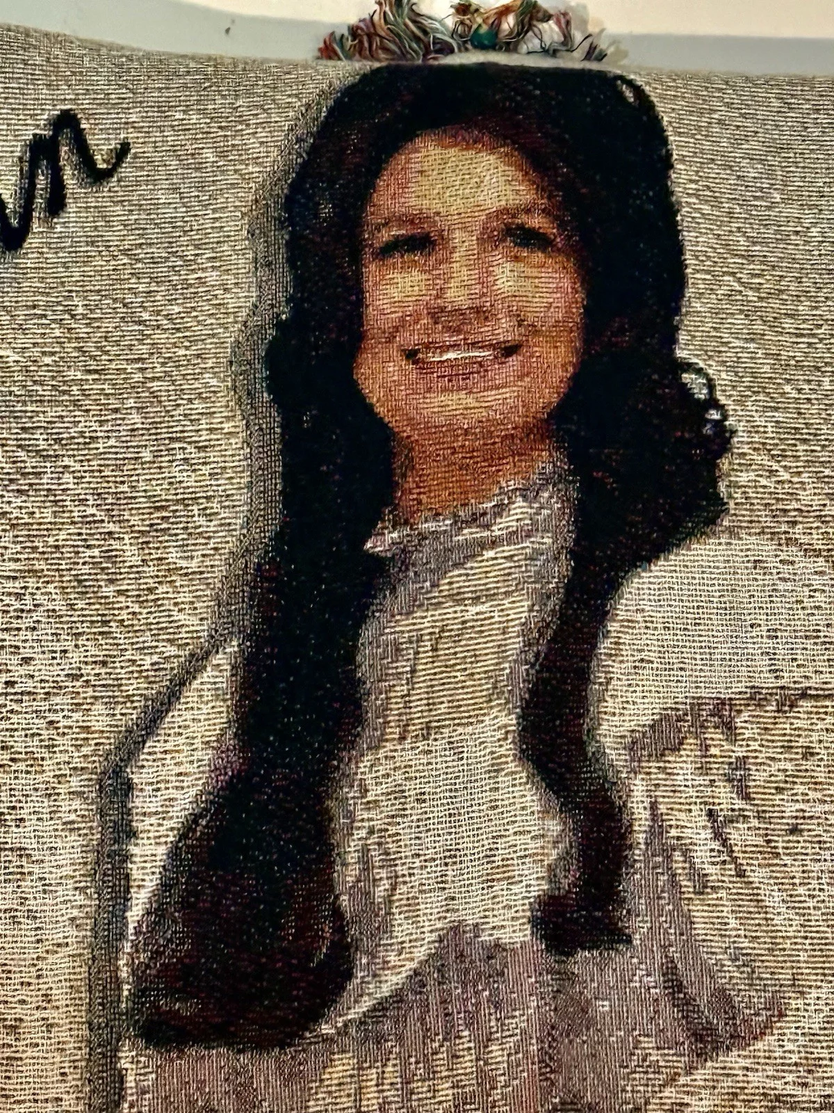 Loretta Lynn Coal Miners Daughter Tapestry Throw 51x68, image 3